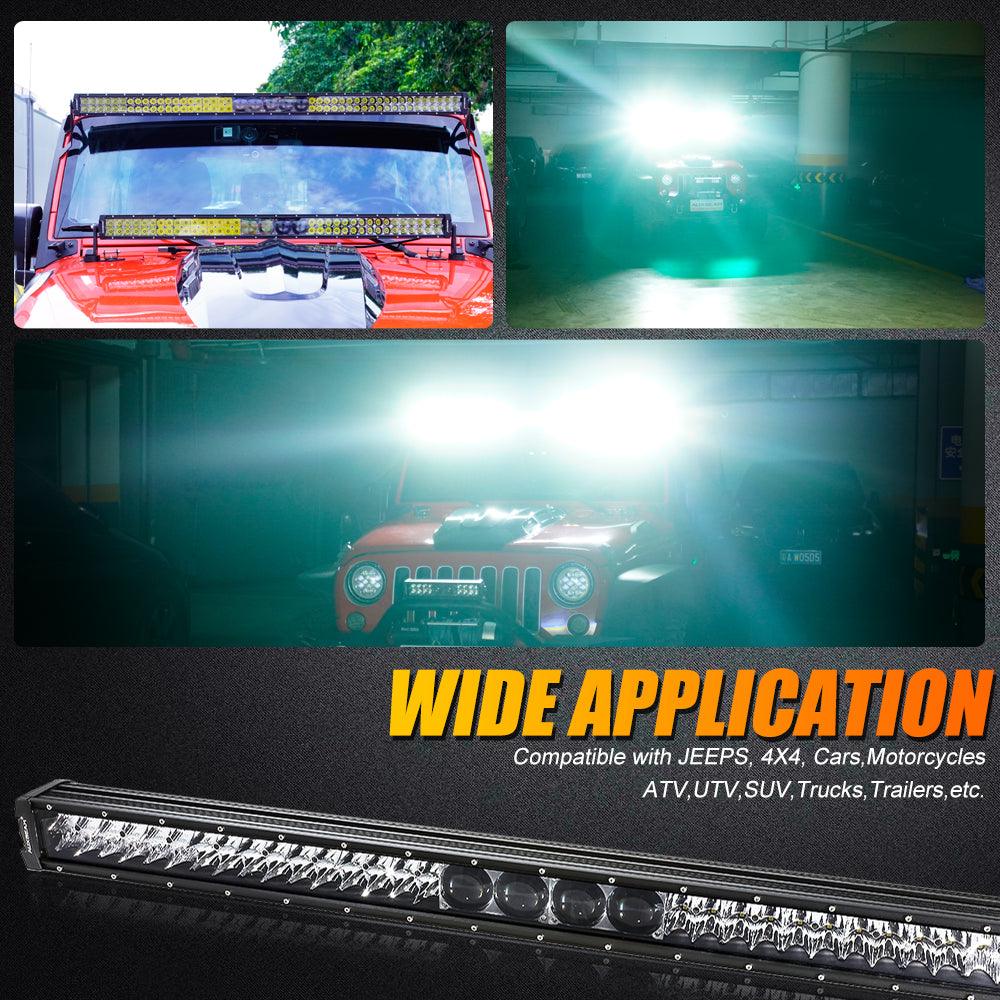 Auxbeam 5D-PRO Series 42" LED Light Bar – 44,000LM, Spot Beam, Off-Road