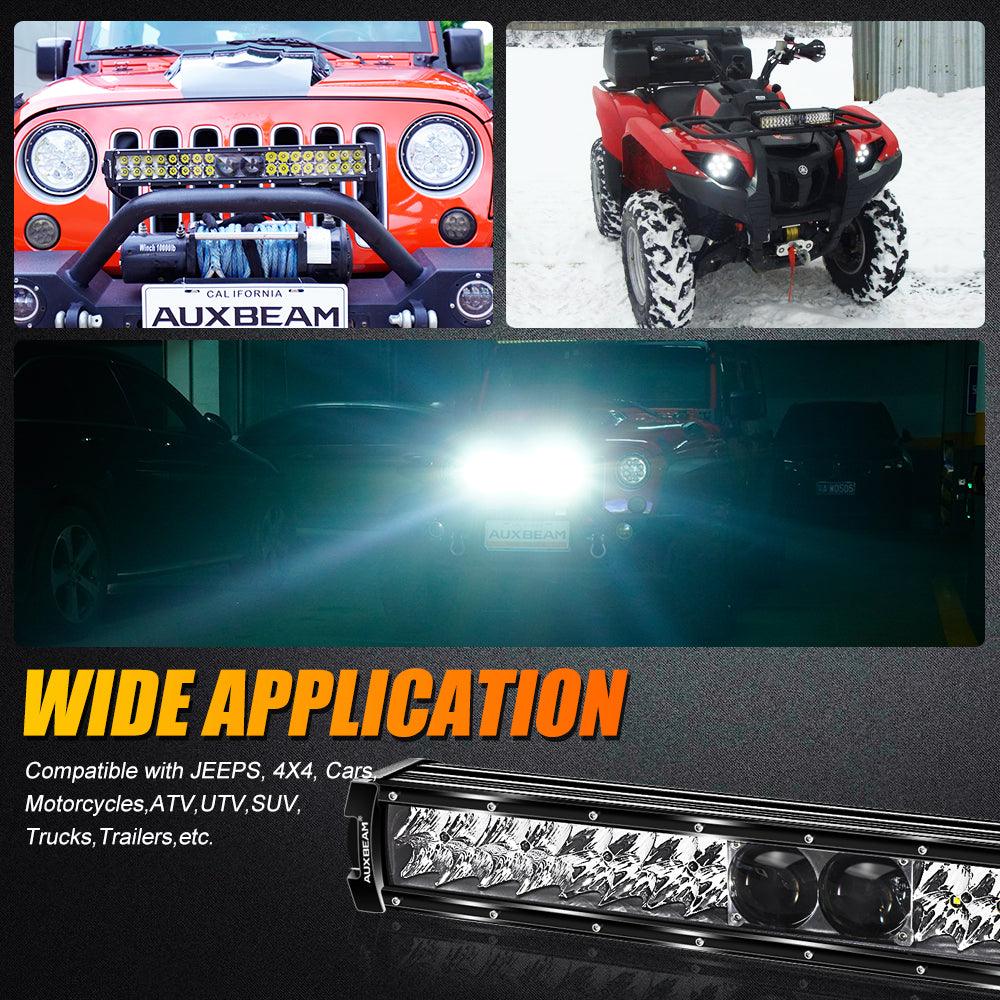 Auxbeam 5D-PRO Series 22" LED Light Bar – 22,000LM, Spot Beam, Off-Road