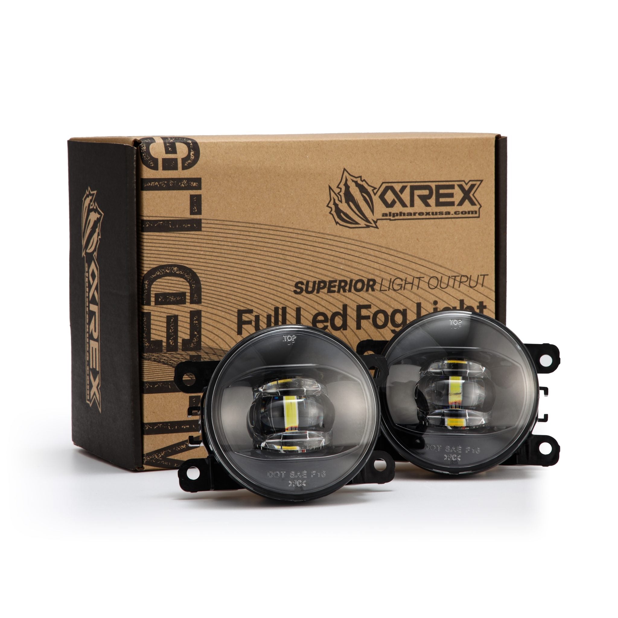 16-21 Honda Civic (Does not fit Type-R) DoubleTap Dual Color LED Projector Fog Lights | AlphaRex