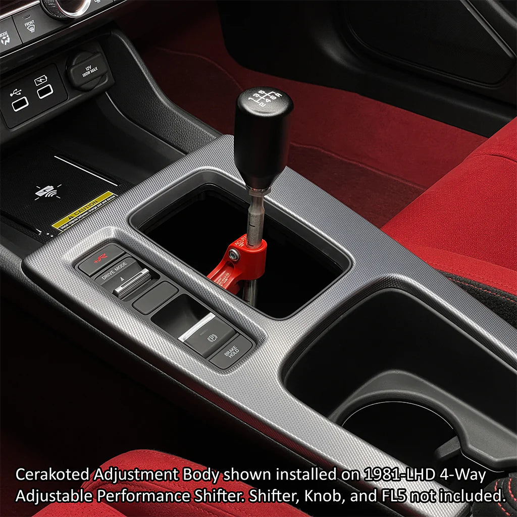 Acuity Cerakoted Adjustment Bodies for 2022+ Honda Civic / 2023+ Acura Integra Short Throw Shifters