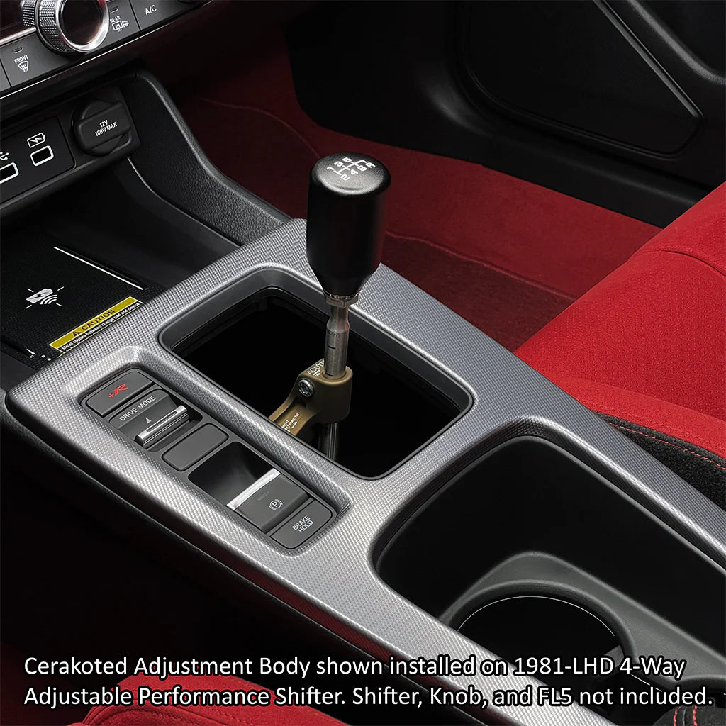 Acuity Cerakoted Adjustment Bodies for 2022+ Honda Civic / 2023+ Acura Integra Short Throw Shifters