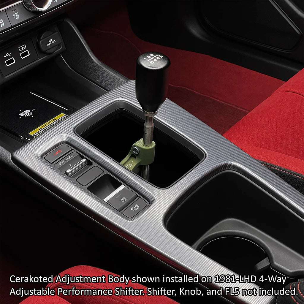 Acuity Cerakoted Adjustment Bodies for 2022+ Honda Civic / 2023+ Acura Integra Short Throw Shifters