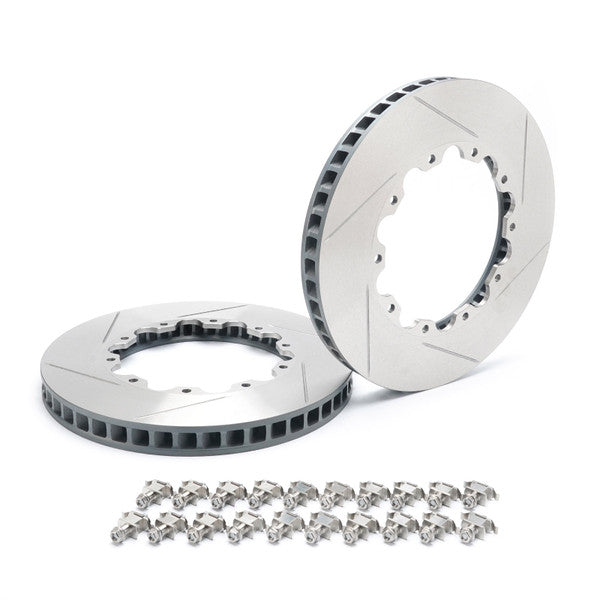 Paragon Replacement Rotors for 2020+ Honda Civic Type R FK8/FL5 OEM Hats Only - Front Pair