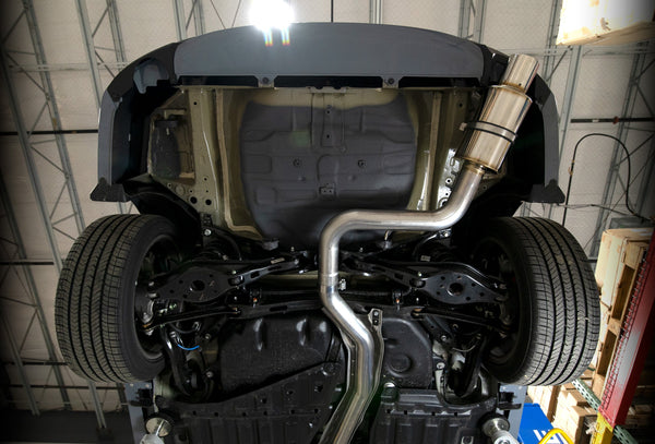 Installed view of the Honda Civic N1 Exhaust System Upgrade