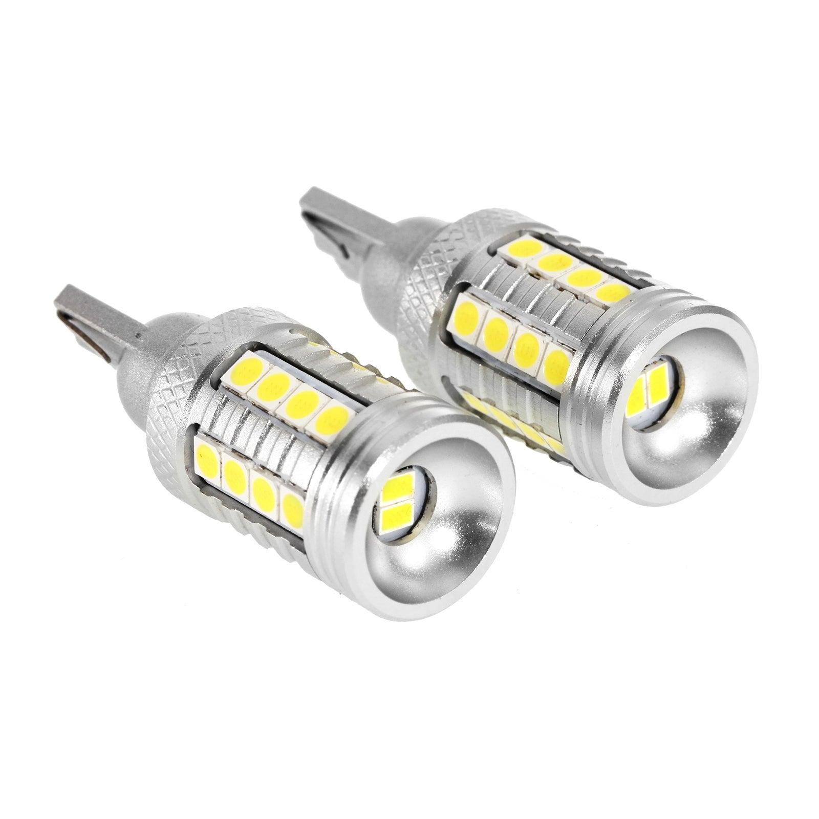 Auxbeam 912 / 921 T15 W16W LED Reverse & Backup Light Bulbs – B3 Series, 20W, 350% Brighter, 6500K White, CAN-Bus Error-Free (2 Pack)