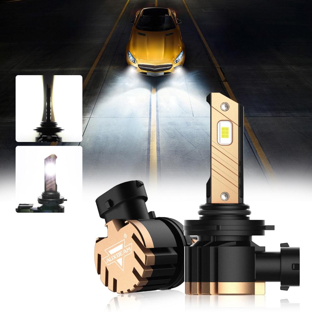 Auxbeam 9006 / HB4 LED Fog Light & DRL Bulbs – Z3 Series, 44W, 8000LM, 6500K Cool White (2 Pack)
