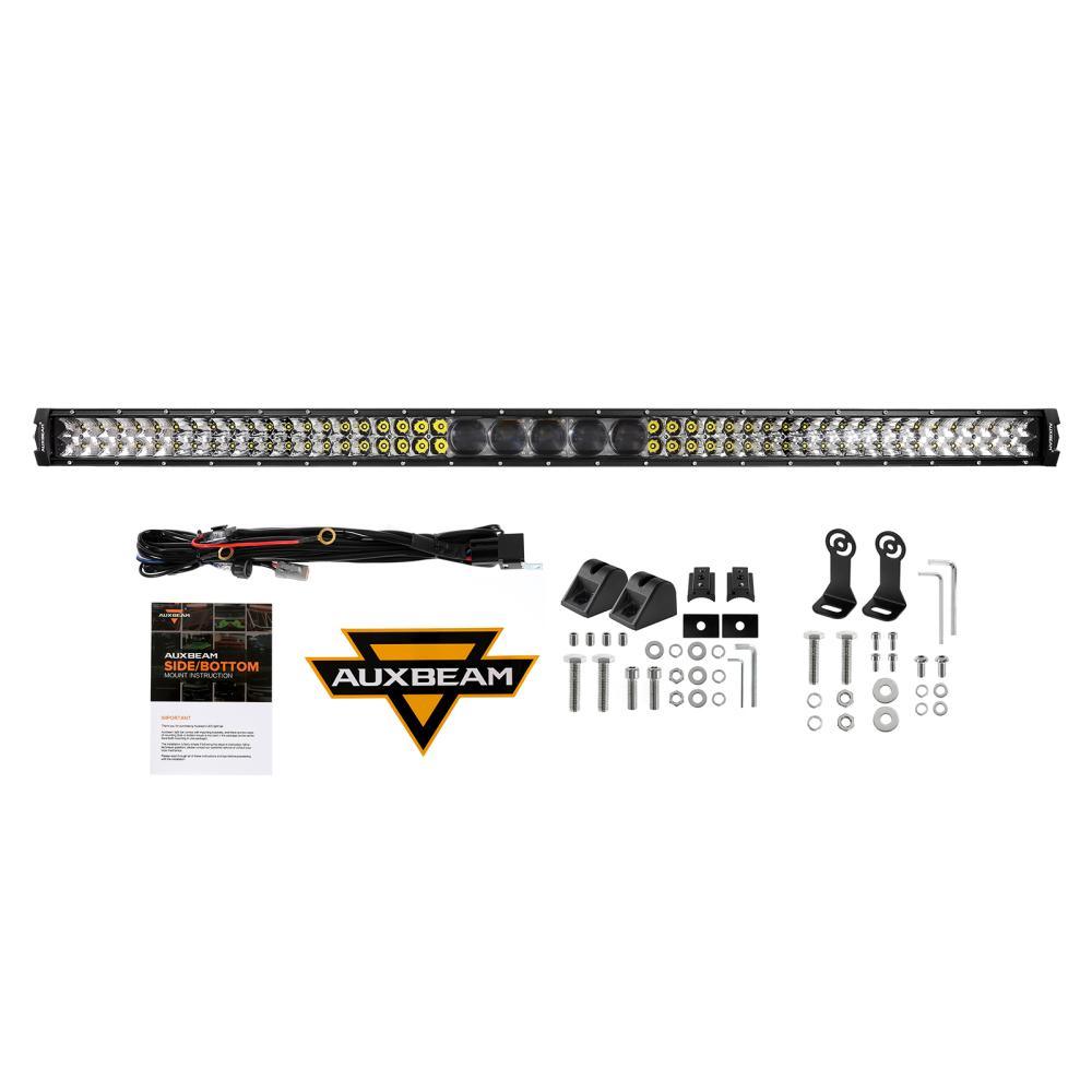 Auxbeam 5D-PRO Series 52" LED Light Bar – 55,000LM, Spot Beam, Off-Road