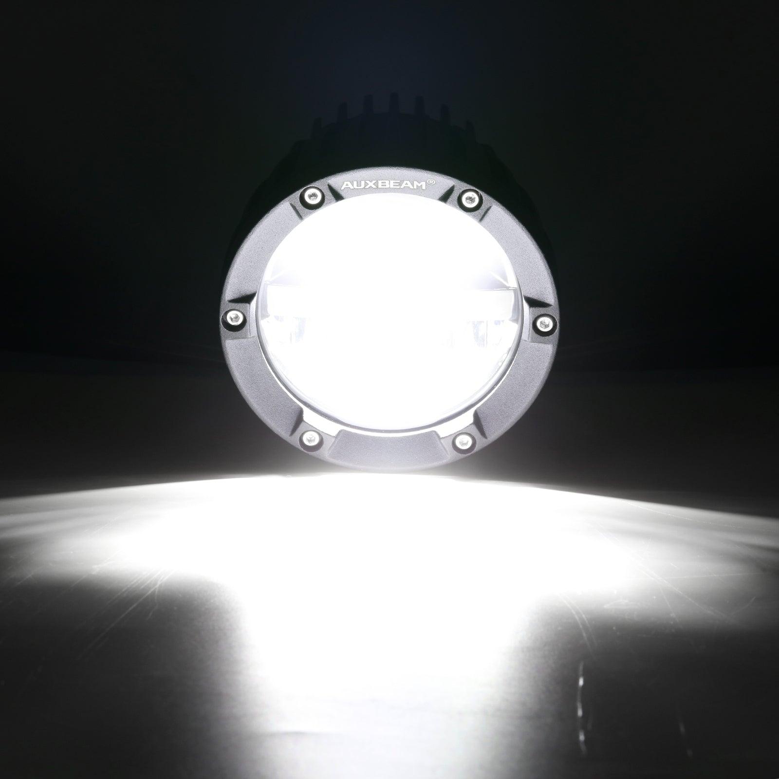 Auxbeam C4 Series 4" LED Driving Lights – 100W, Combo Beam