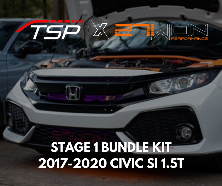 TSP x 27WON Stage 1 Bundle Kit for 2017+ Honda Civic Si 1.5T