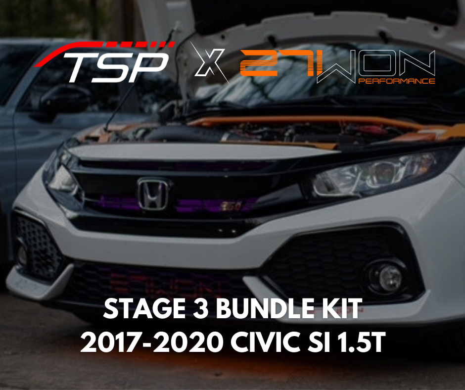 TSP x 27WON Stage 3 Bundle Kit for 2017+ Honda Civic Si 1.5T