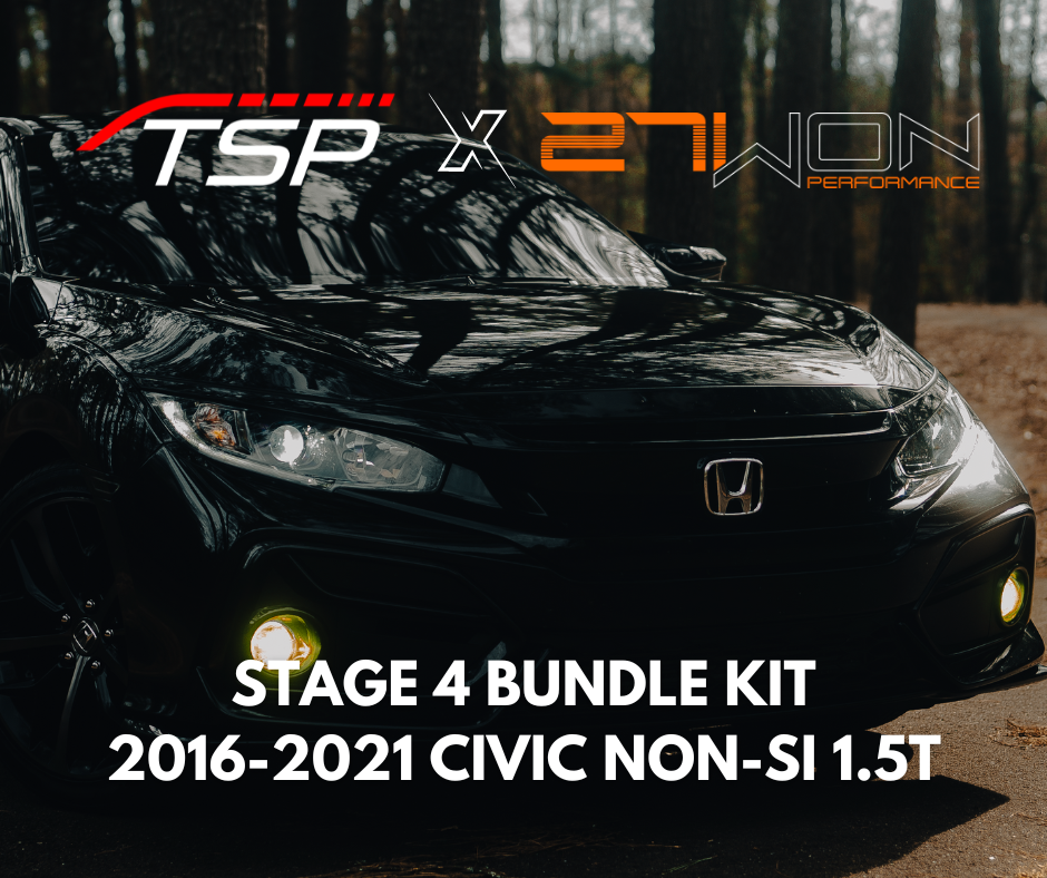 TSP x 27WON Stage 4 Bundle Kit for 2016+ Honda Civic Non-Si 1.5T