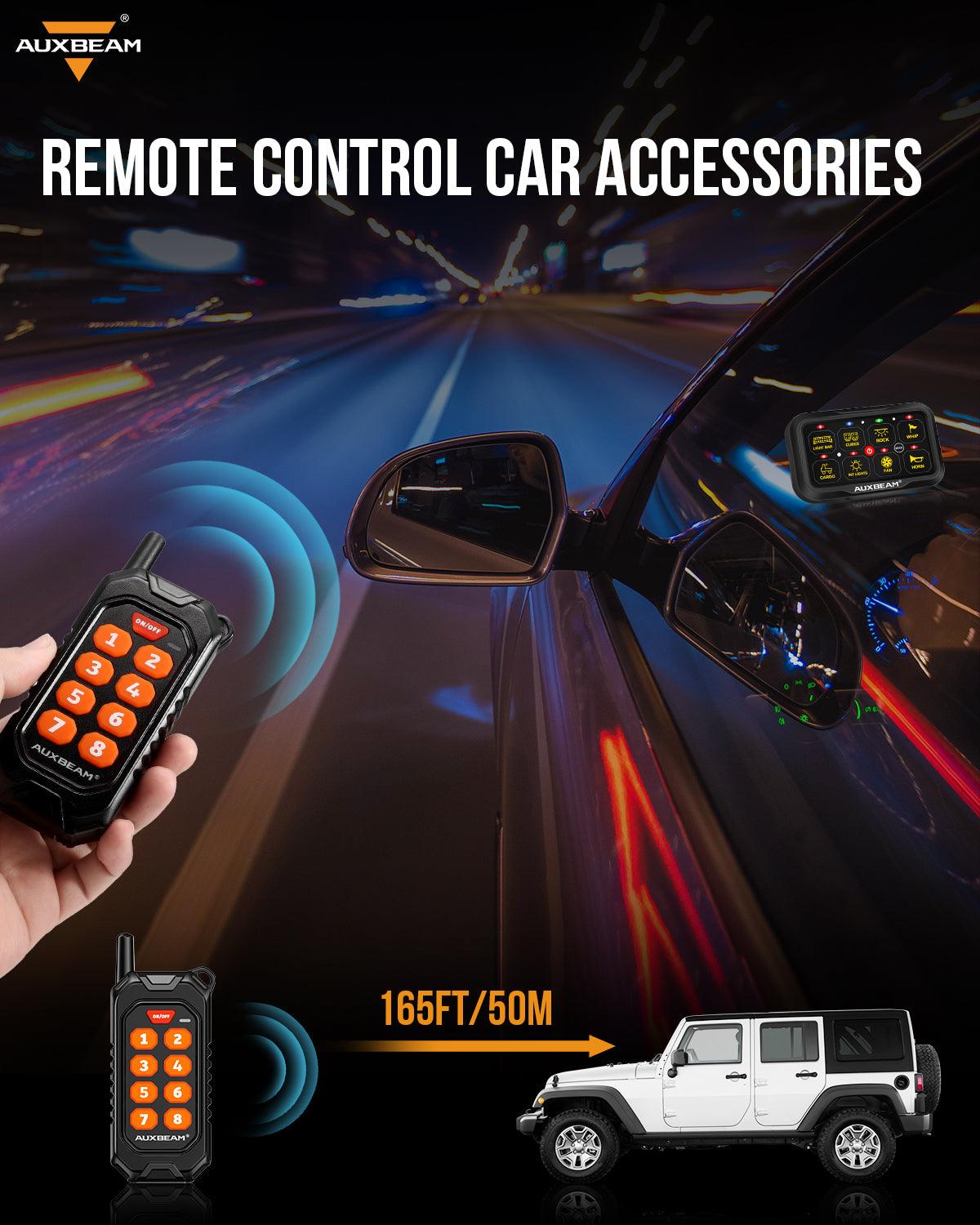 Auxbeam 8-Gang Wireless Remote Control – For RC-800 / RA84 Switch Panels