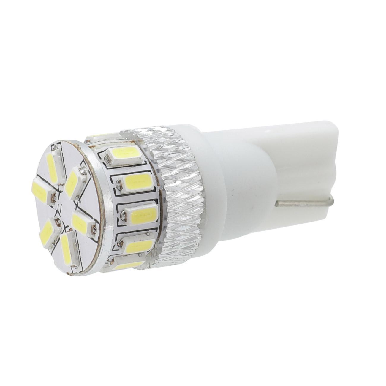 Auxbeam 168 / 2825 W5W T10 LED Bulbs – License Plate, Side Marker & Interior Lights, 4W, 6500K White, 300% Brighter, CAN-Bus Error-Free