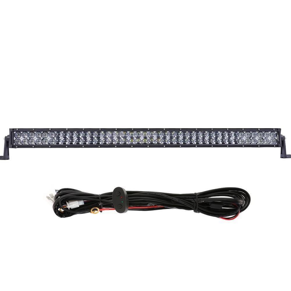 Auxbeam 5D Series 42" LED Light Bar – Straight/Curved, Double Row, Combo Beam
