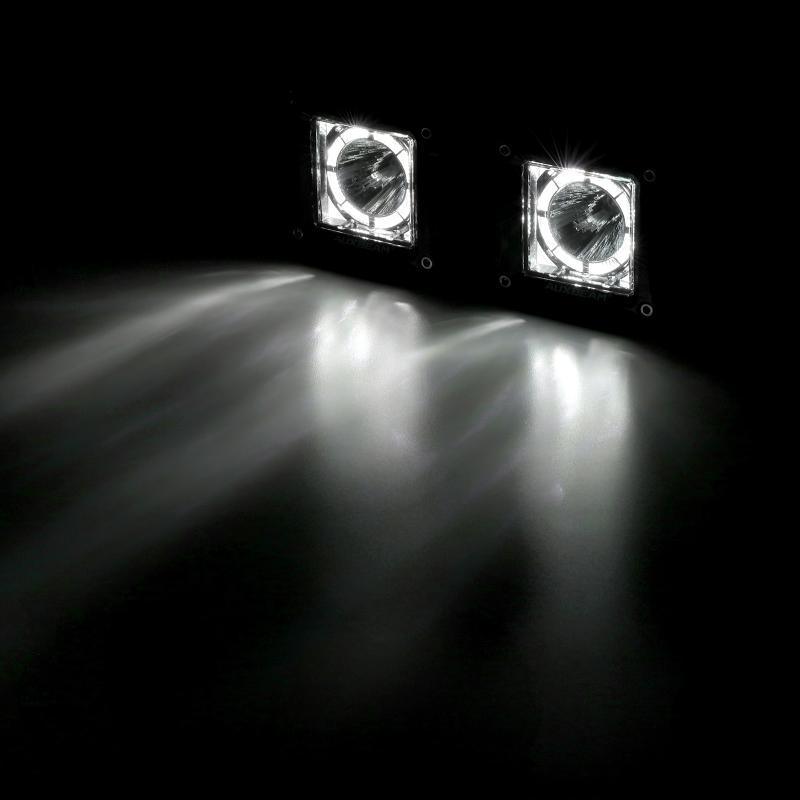 Auxbeam 3" 40W LED Pod Lights – With DRL, for SUV, ATV, UTV, Trucks, Pickup & Boat (2 Pack)
