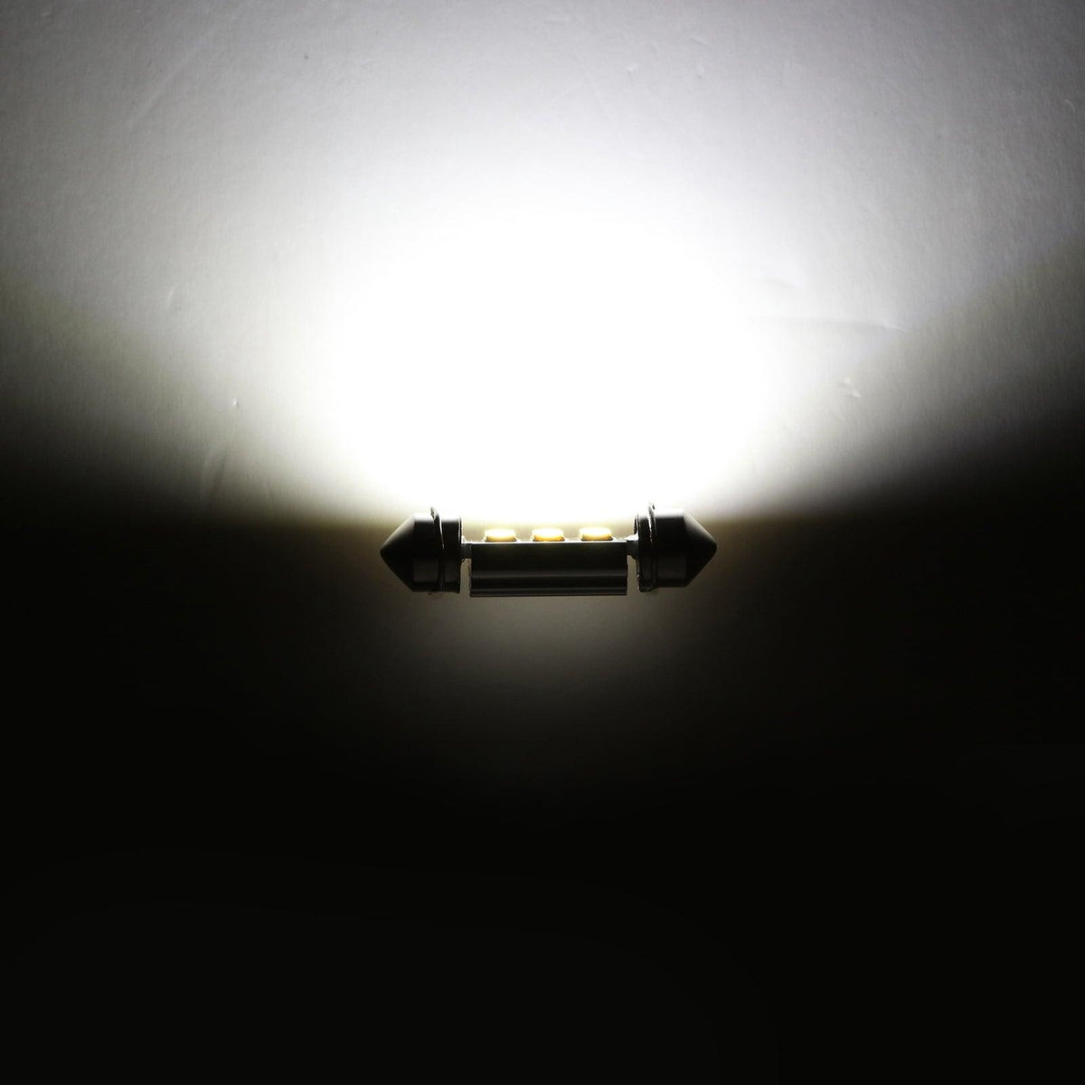Auxbeam 36mm DE3174 Festoon LED Interior Light Bulbs – 2.7W, 300LM, 6500K White (2 Pack)