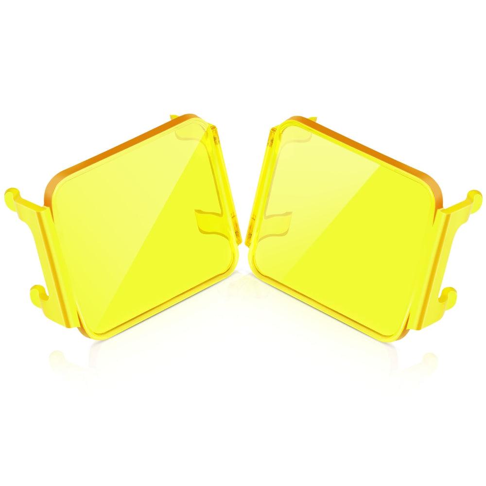 Auxbeam FA Series 4" LED Pod Light Covers – Amber