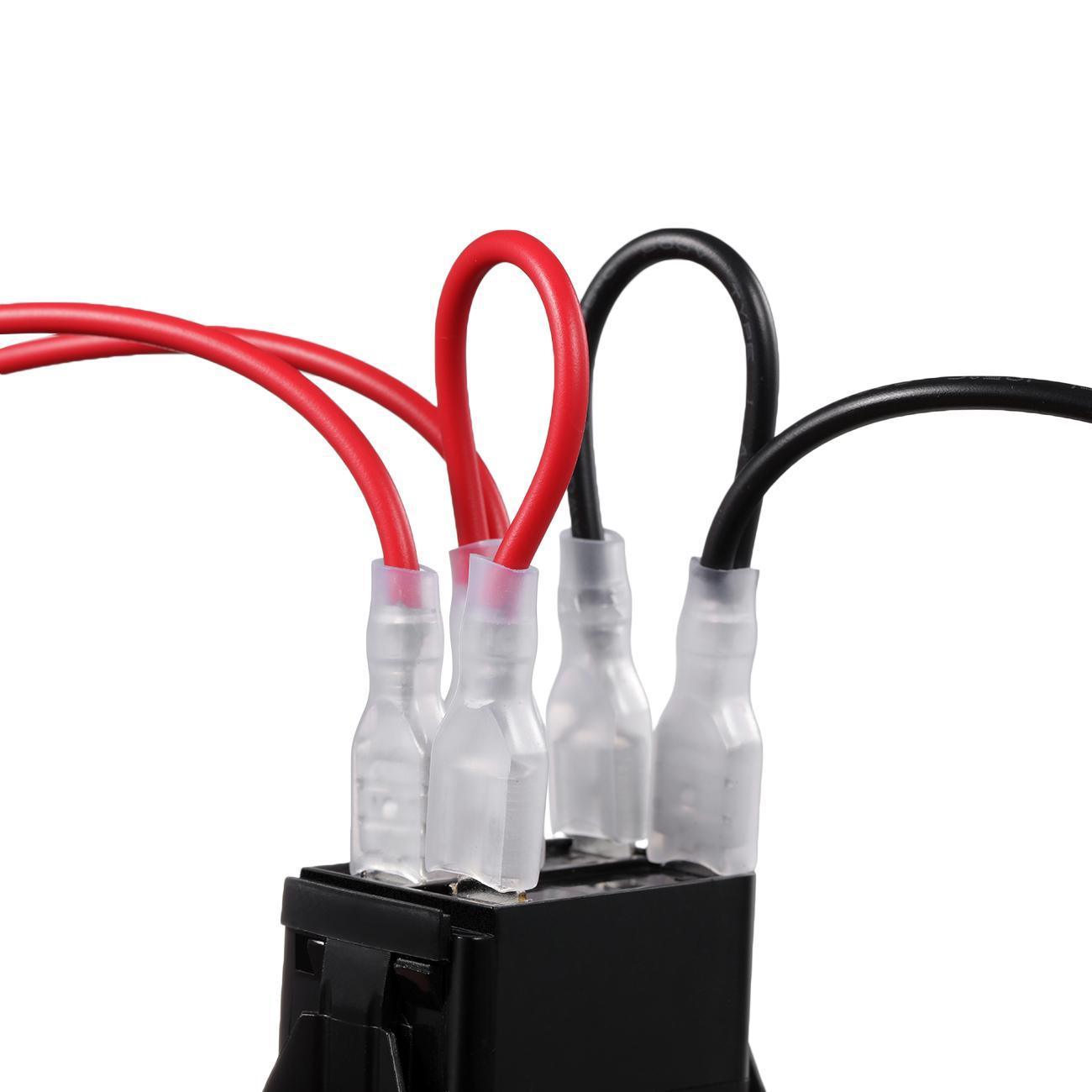 Auxbeam 5-Pin Laser On/Off Switch – 20A 12V / 10A 24V, Jumper Wires Included