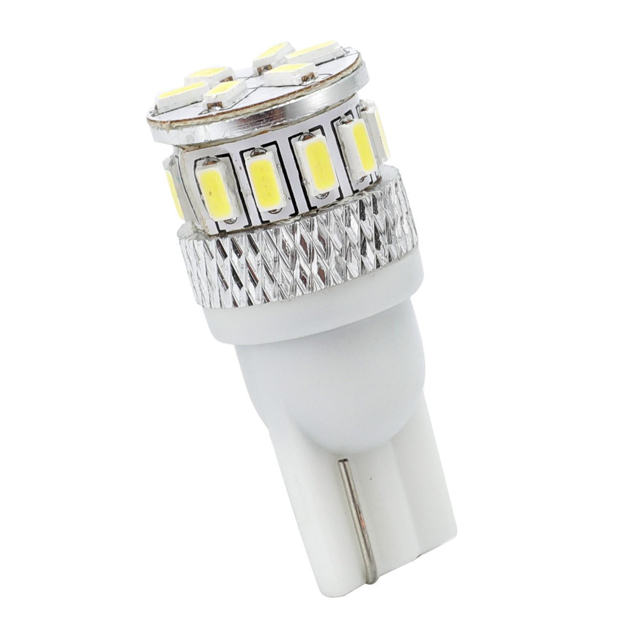 Auxbeam 168 / 2825 W5W T10 LED Bulbs – License Plate, Side Marker & Interior Lights, 4W, 6500K White, 300% Brighter, CAN-Bus Error-Free