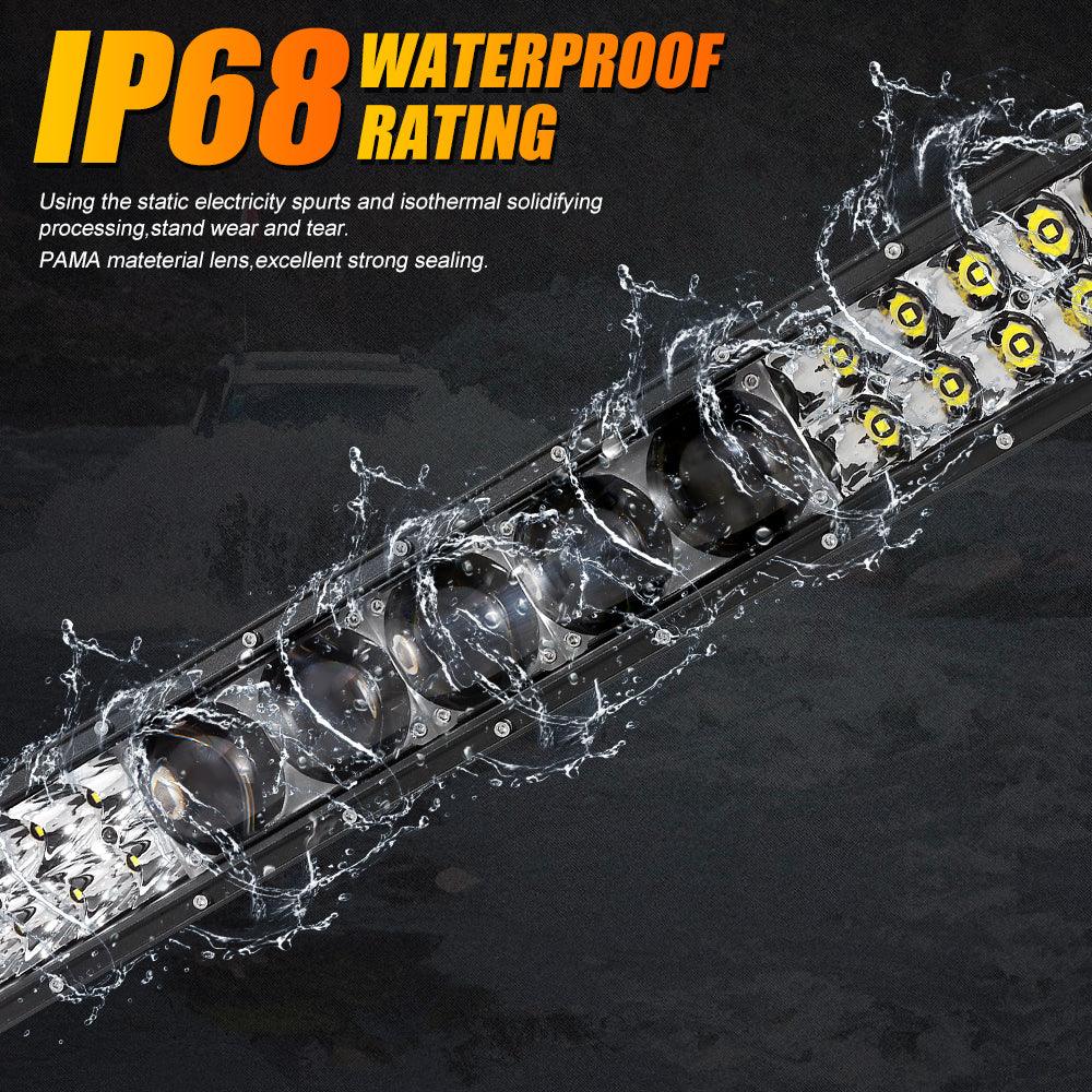 Auxbeam 5D-PRO Series 52" LED Light Bar – 55,000LM, Spot Beam, Off-Road