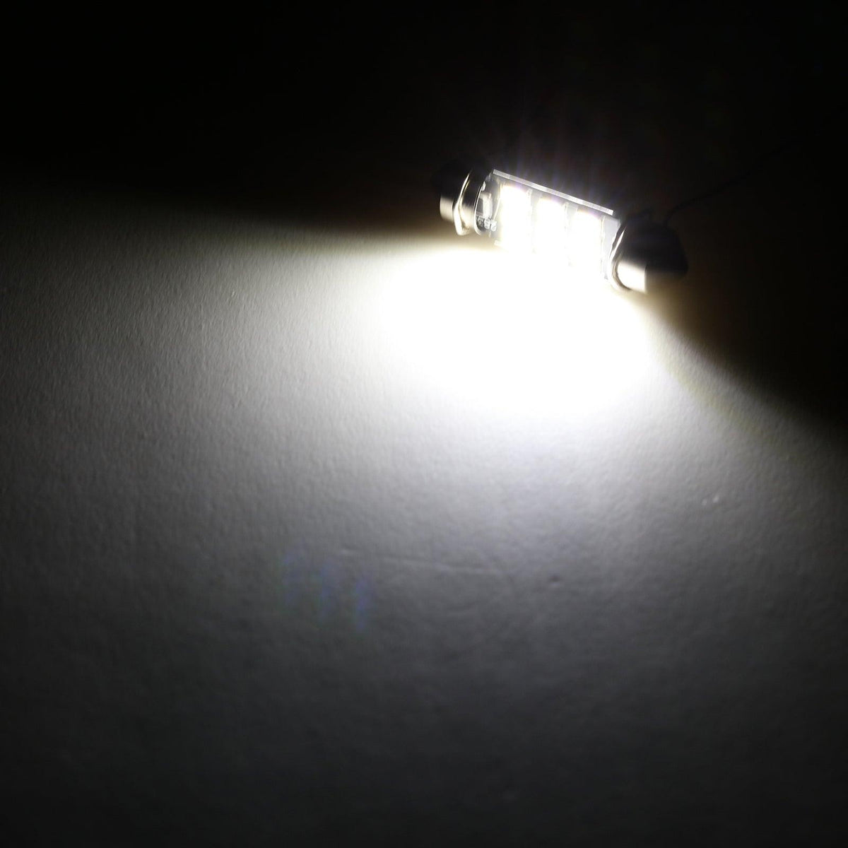 Auxbeam 36mm DE3174 Festoon LED Interior Light Bulbs – 2.7W, 300LM, 6500K White (2 Pack)