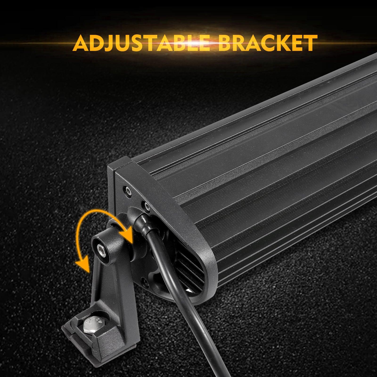 Auxbeam 6 Modes Series 22" LED Light Bar – White & Amber, Off-Road
