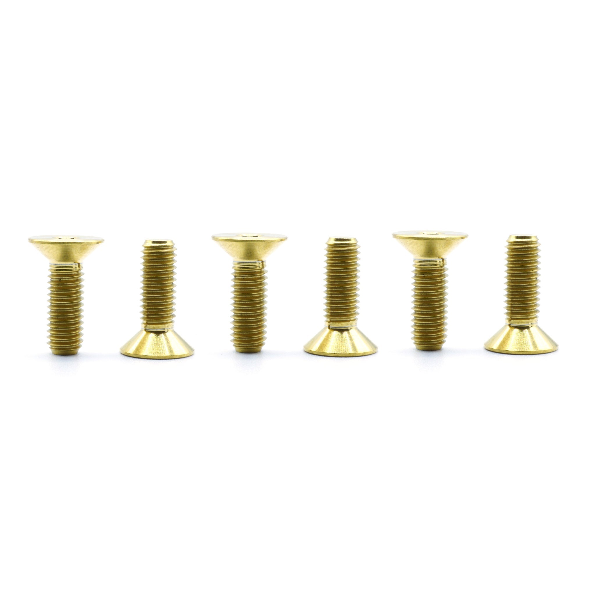 Dress Up Bolts Titanium Hardware Steering Wheel Kit - Countersunk Design