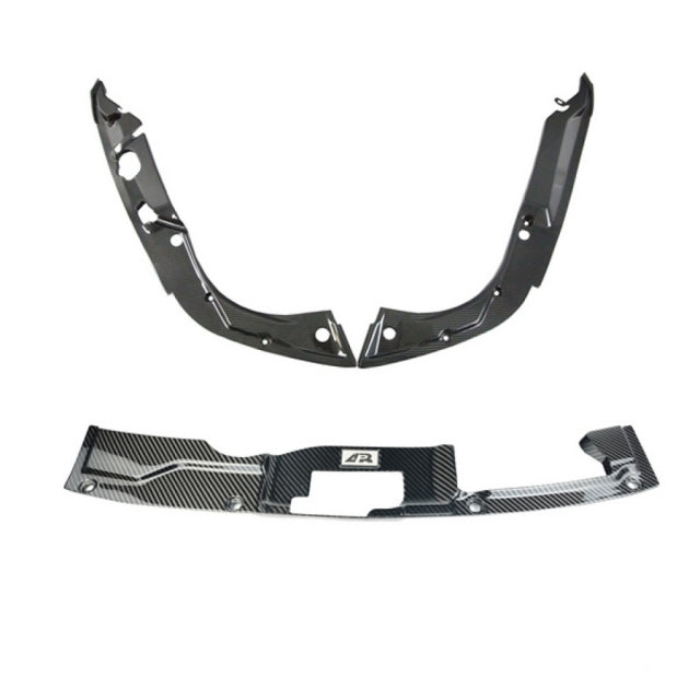 APR Carbon Fiber Cooling Plate Kit FL5 - Three carbon fiber pieces.