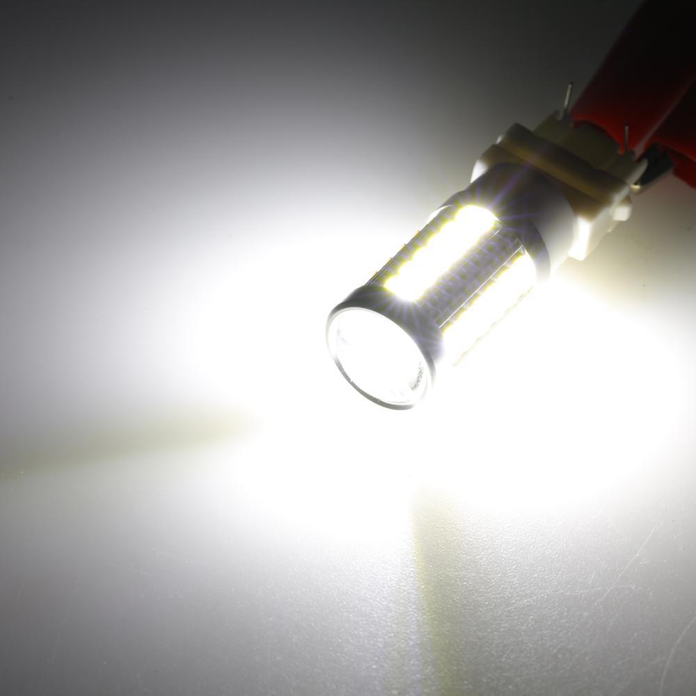 Auxbeam 33-Piece 3020 SMD LED Bulbs – Cool White / Amber / Red, 8000LM, Brake/Reverse/Parking/Tail/Turn Signal Lights