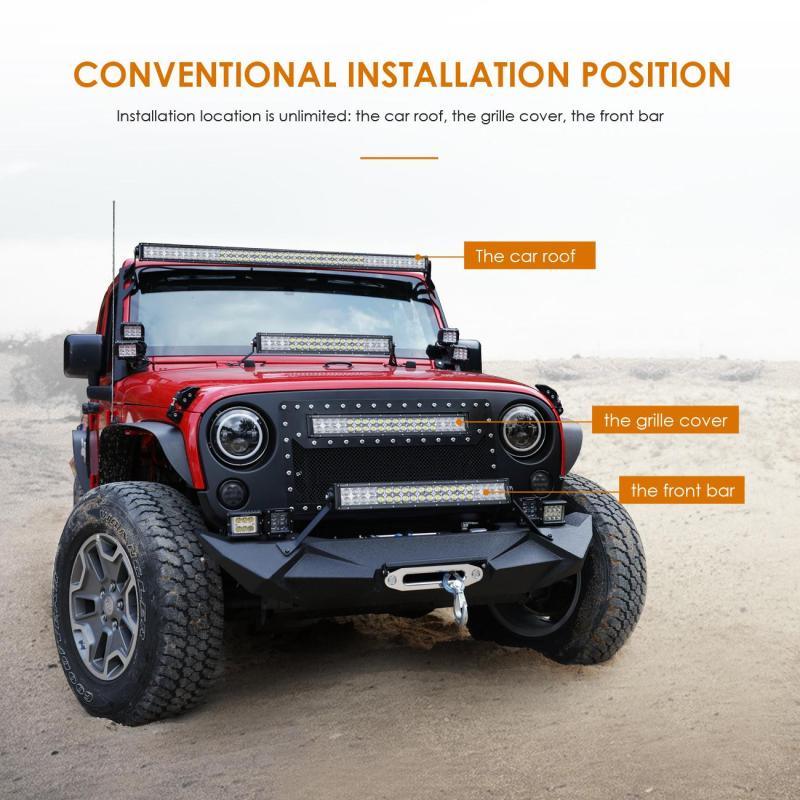 Auxbeam V-Series RGB Color-Changing 32"/42" LED Light Bar – Off-Road