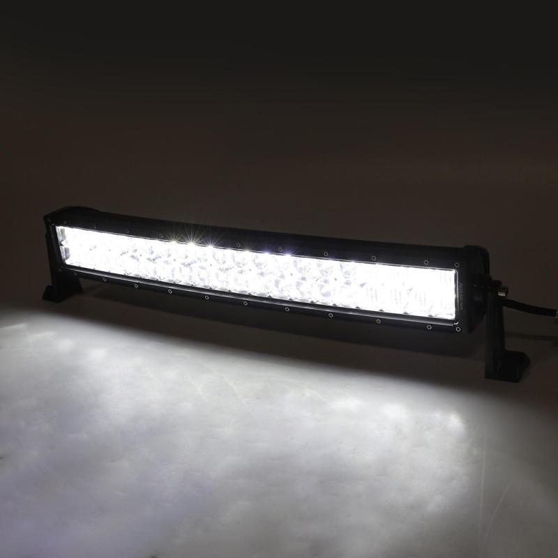 Auxbeam V-Series 22" RGB LED Light Bar – Straight/Curved, Color-Changing, Off-Road
