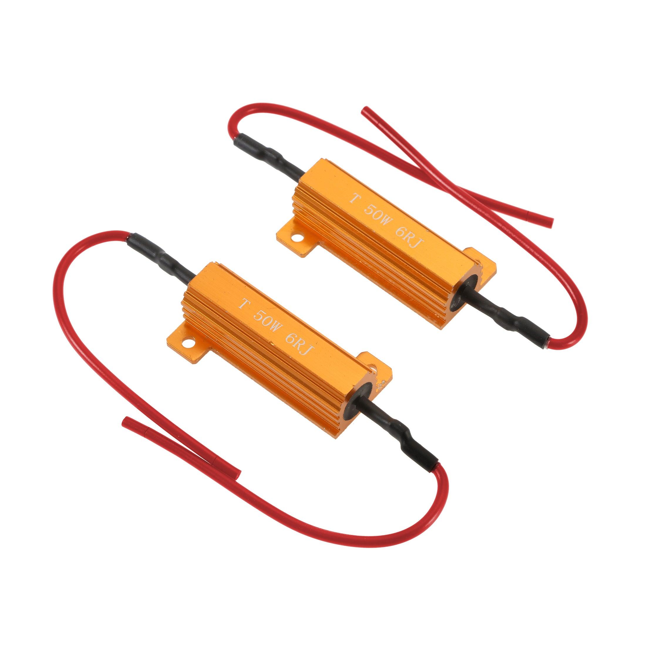 Auxbeam DIY CANBUS Anti-Flicker Resistors Decoder – Prevent Hyper Flash, Fix Turn Signal Blink & Dashboard Error Codes