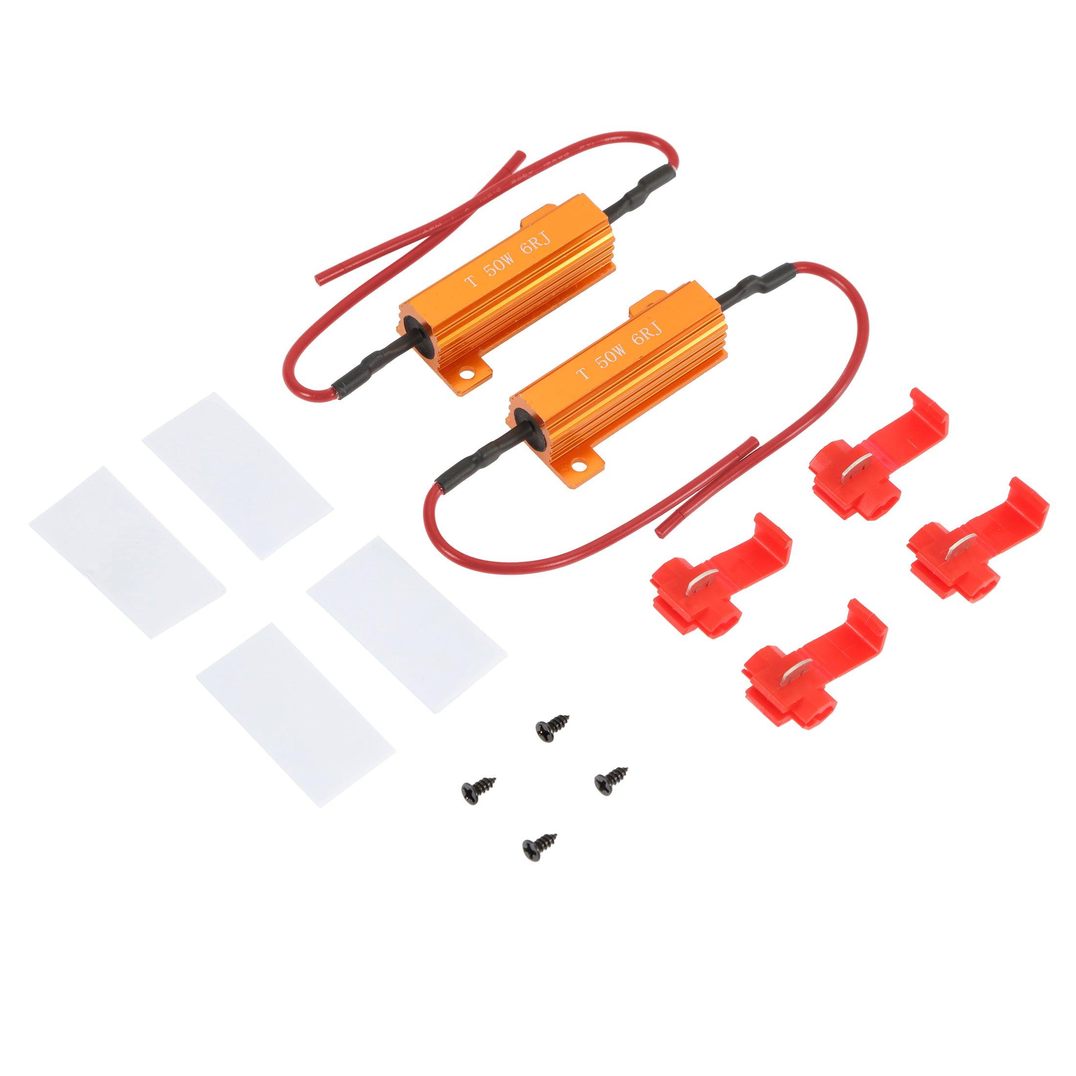 Auxbeam DIY CANBUS Anti-Flicker Resistors Decoder – Prevent Hyper Flash, Fix Turn Signal Blink & Dashboard Error Codes