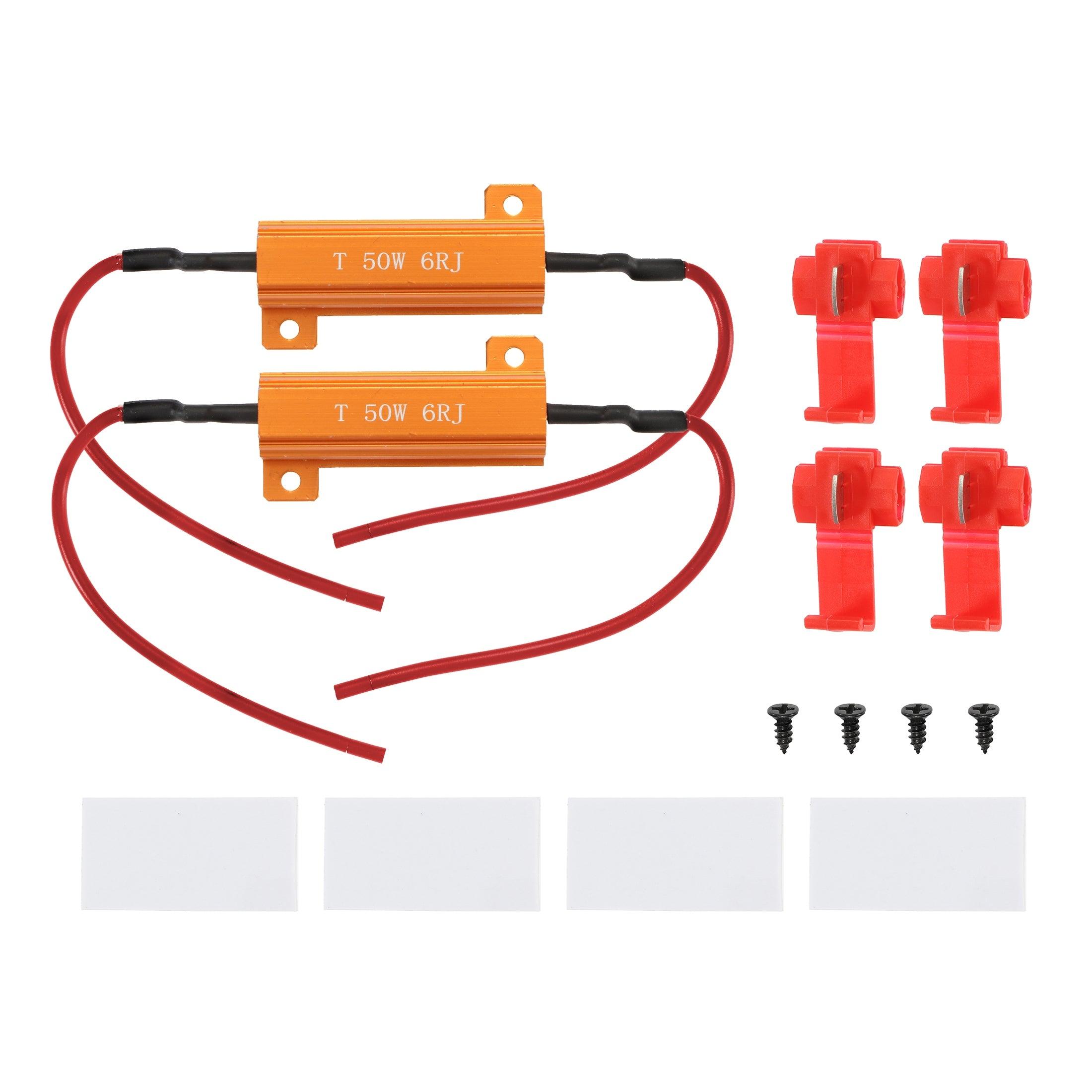 Auxbeam DIY CANBUS Anti-Flicker Resistors Decoder – Prevent Hyper Flash, Fix Turn Signal Blink & Dashboard Error Codes