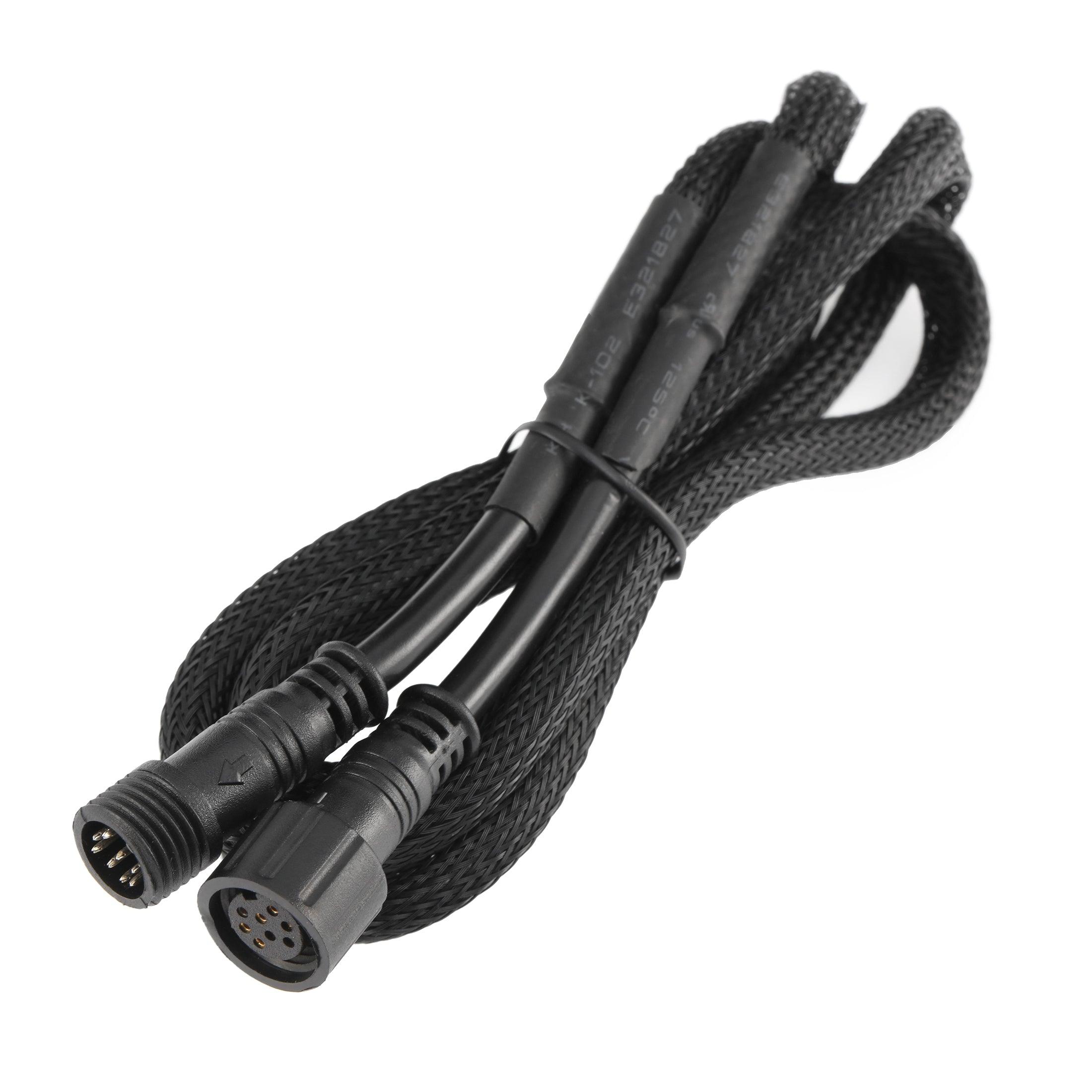 Auxbeam 47" Wiring Harness Extension Cable – For 6-Gang Switch Panel Controllers (ATV/UTV/Truck/Trailer/Bus/Motorhome)