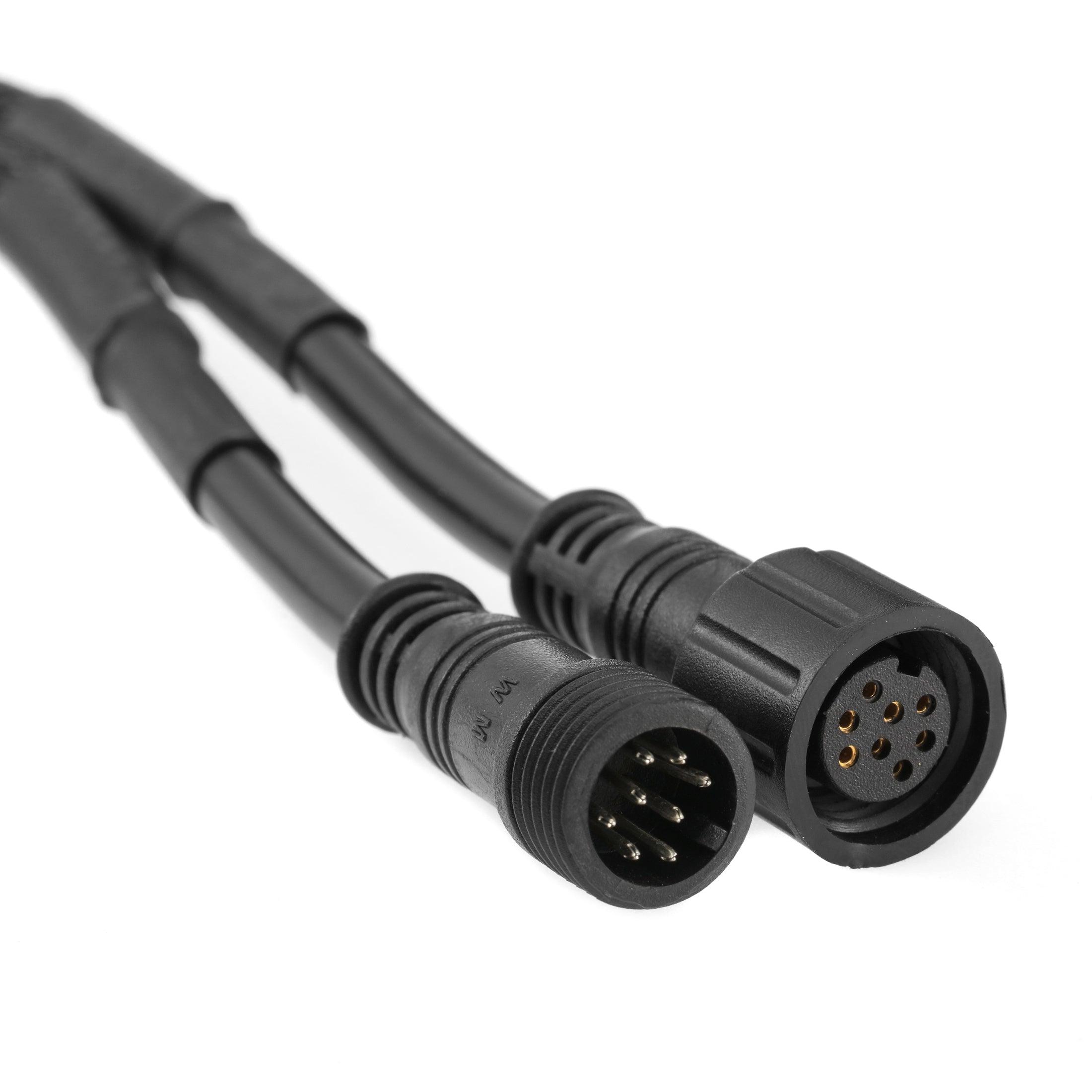 Auxbeam 47" Wiring Harness Extension Cable – For 6-Gang Switch Panel Controllers (ATV/UTV/Truck/Trailer/Bus/Motorhome)