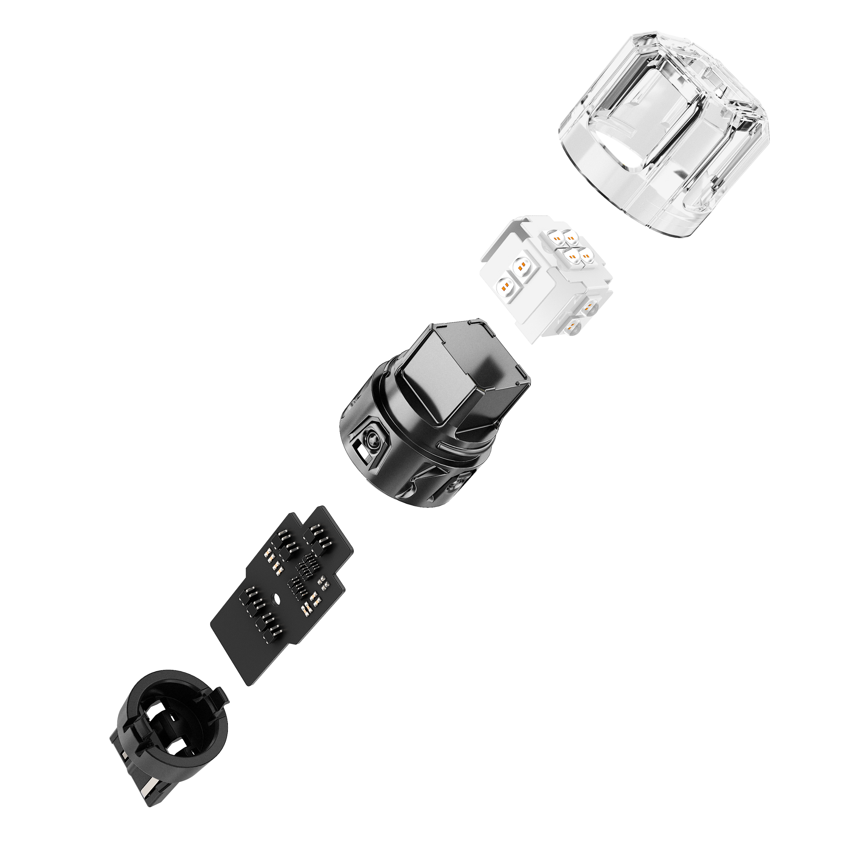 Auxbeam T20 / 7443 / 7440 LED Brake & Tail Light Bulbs – B52 Series, 11W, 500% Brighter, Red, CAN-Bus Error-Free (2 Pack)