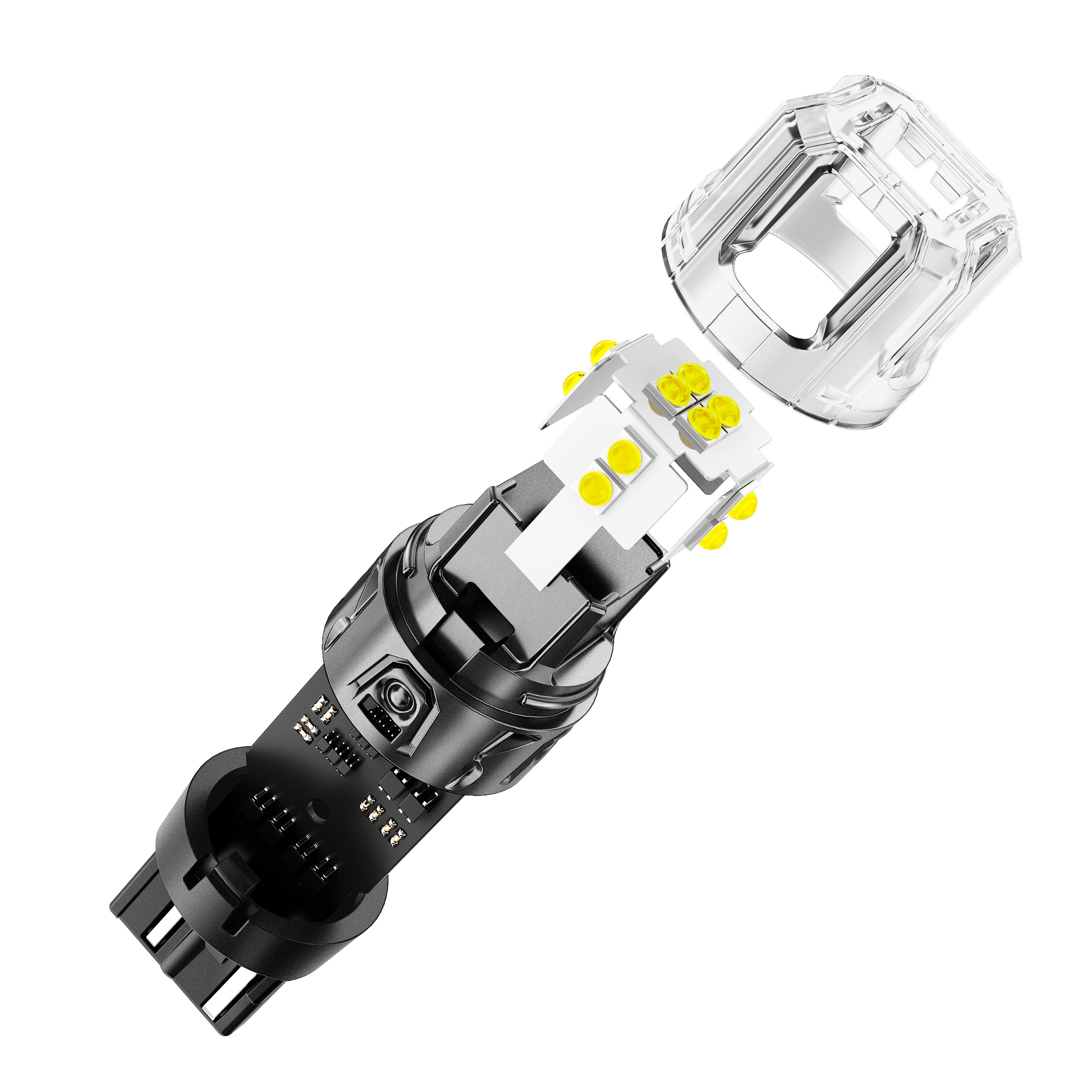Auxbeam T20 / 7443 / 7440 LED Bulbs – B52 Series, Backup/Reverse/Turn Signal/Brake/Tail Lights, 13W, 500% Brighter, 6500K White, CAN-Bus Error-Free (2 Pack)