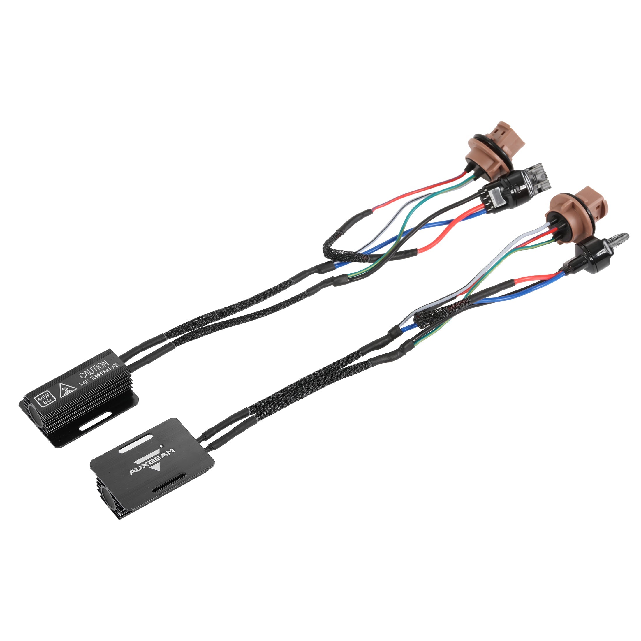 Auxbeam 7443 C9 Model CANBUS Decoder Resistors – Anti-Flicker, Hyper Flash Fix, Turn Signal Error Code Removal (2 Pack)