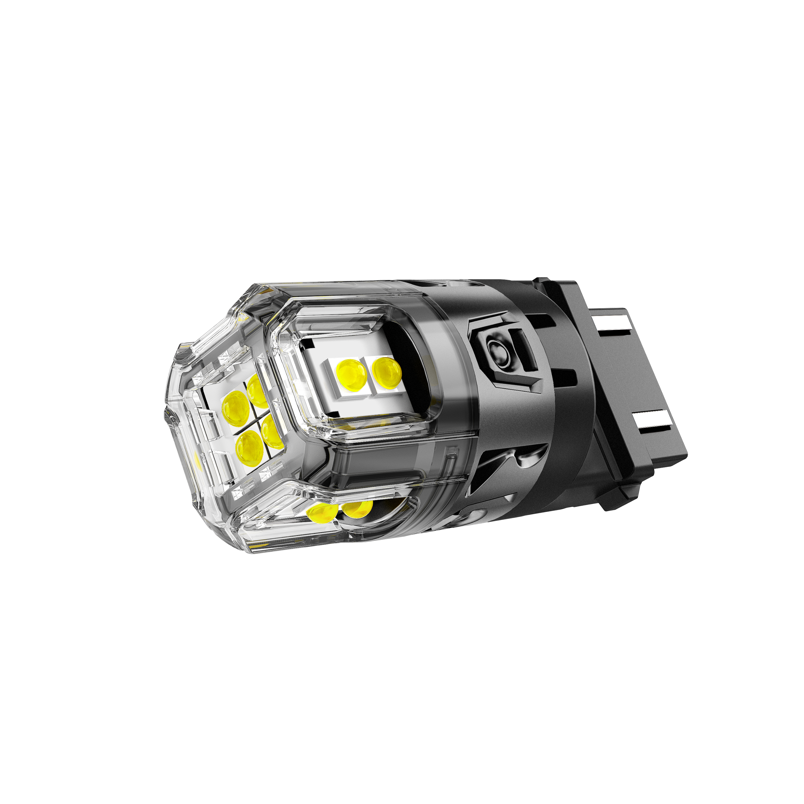 Auxbeam T25 / 3157 / 3156 LED Bulbs – B52 Series, Backup/Reverse/Turn Signal/Brake/Tail Lights, 13W, 500% Brighter, 6500K White, CAN-Bus Error-Free (2 Pack)