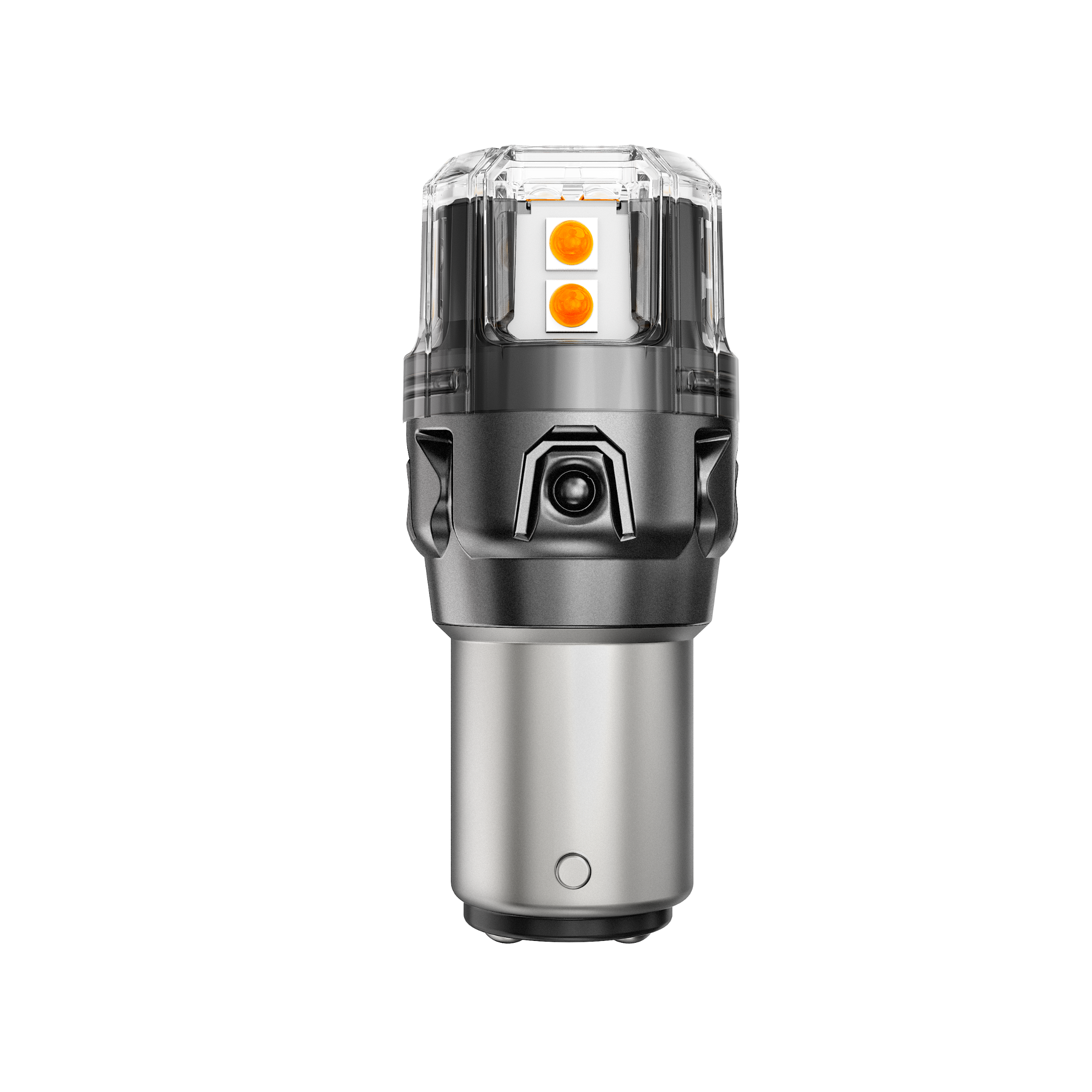 Auxbeam 1157 BAY15D LED Turn Signal Bulbs – B52 Series, Front/Rear & Side Marker Lights, 13W, 500% Brighter, 3000K Amber, CAN-Bus Error-Free (2 Pack)