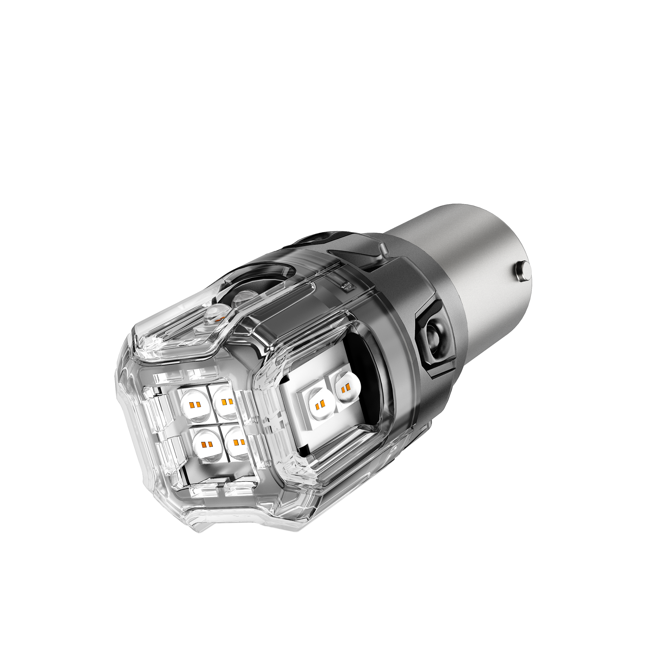 Auxbeam 1157 BAY15D LED Brake & Tail Light Bulbs – B52 Series, 11W, 500% Brighter, Red, CAN-Bus Error-Free (2 Pack)