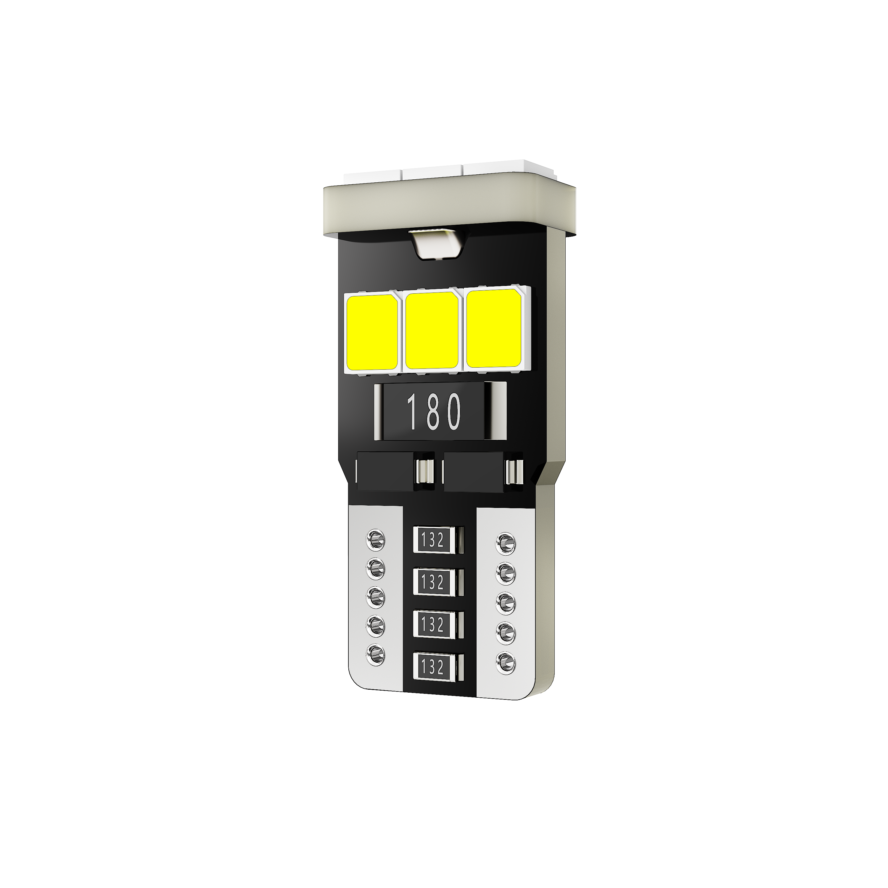 Auxbeam 168 / 2825 W5W T10 LED Bulb – License Plate / Side Marker / Interior Light, 5W, White, 300% Brighter, CAN-Bus Error-Free