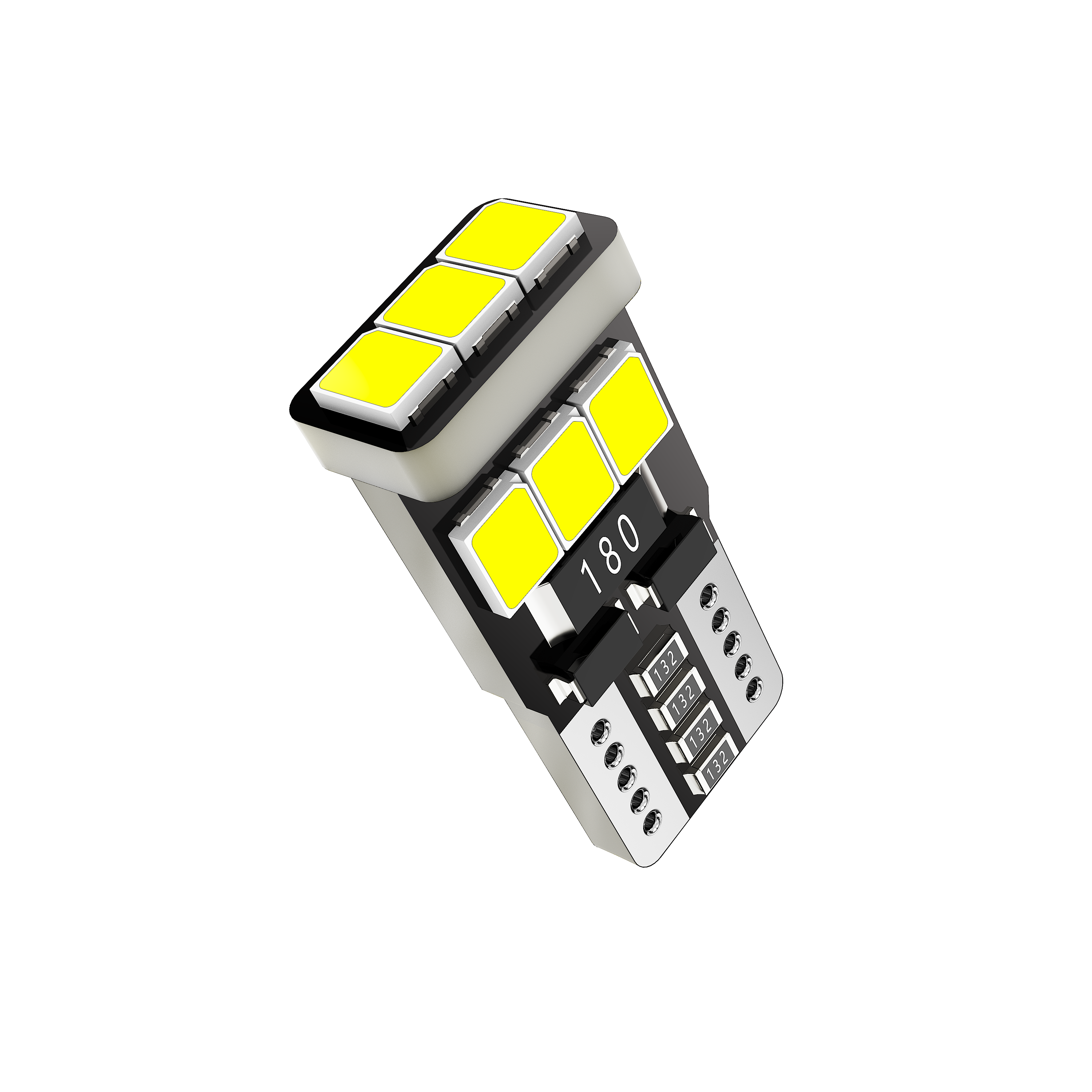 Auxbeam 168 / 2825 W5W T10 LED Bulb – License Plate / Side Marker / Interior Light, 5W, White, 300% Brighter, CAN-Bus Error-Free
