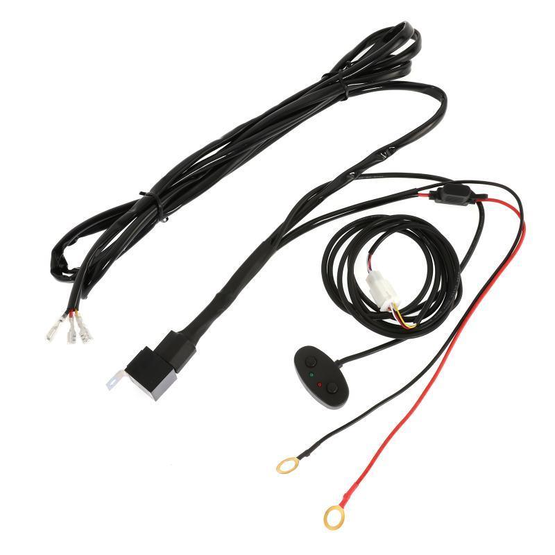 Auxbeam 10FT Wiring Harness – For 6 Mode LED Light Bars, 12V 40A Relay
