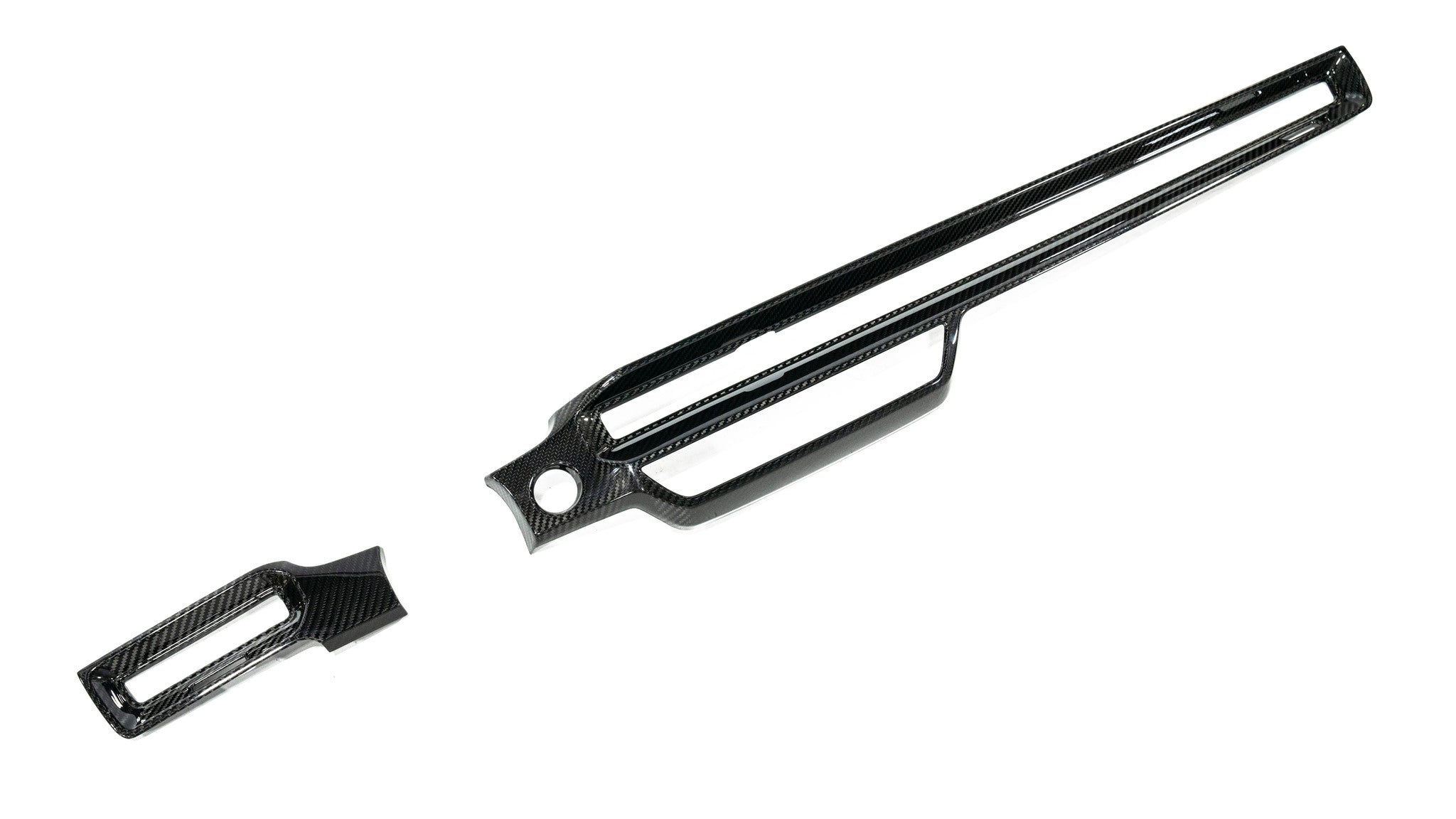 OLM LE Carbon Fiber Interior Dash Cover (2pc) - 2022+ FL Honda Civic / FL5 Type R