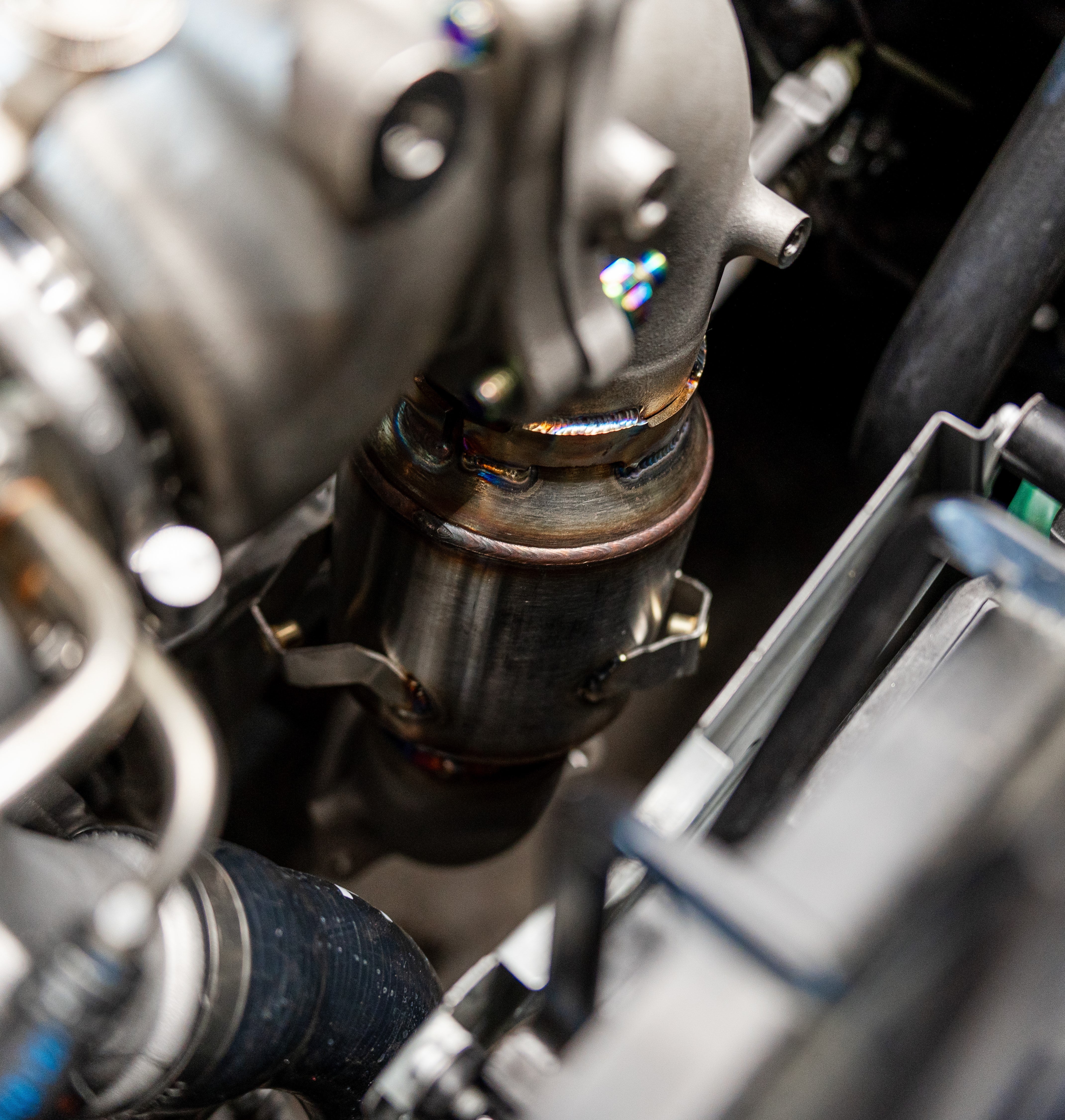 High Efficiency Downpipe Upgrade Honda Civic, Accord, Acura Integra 1.5T