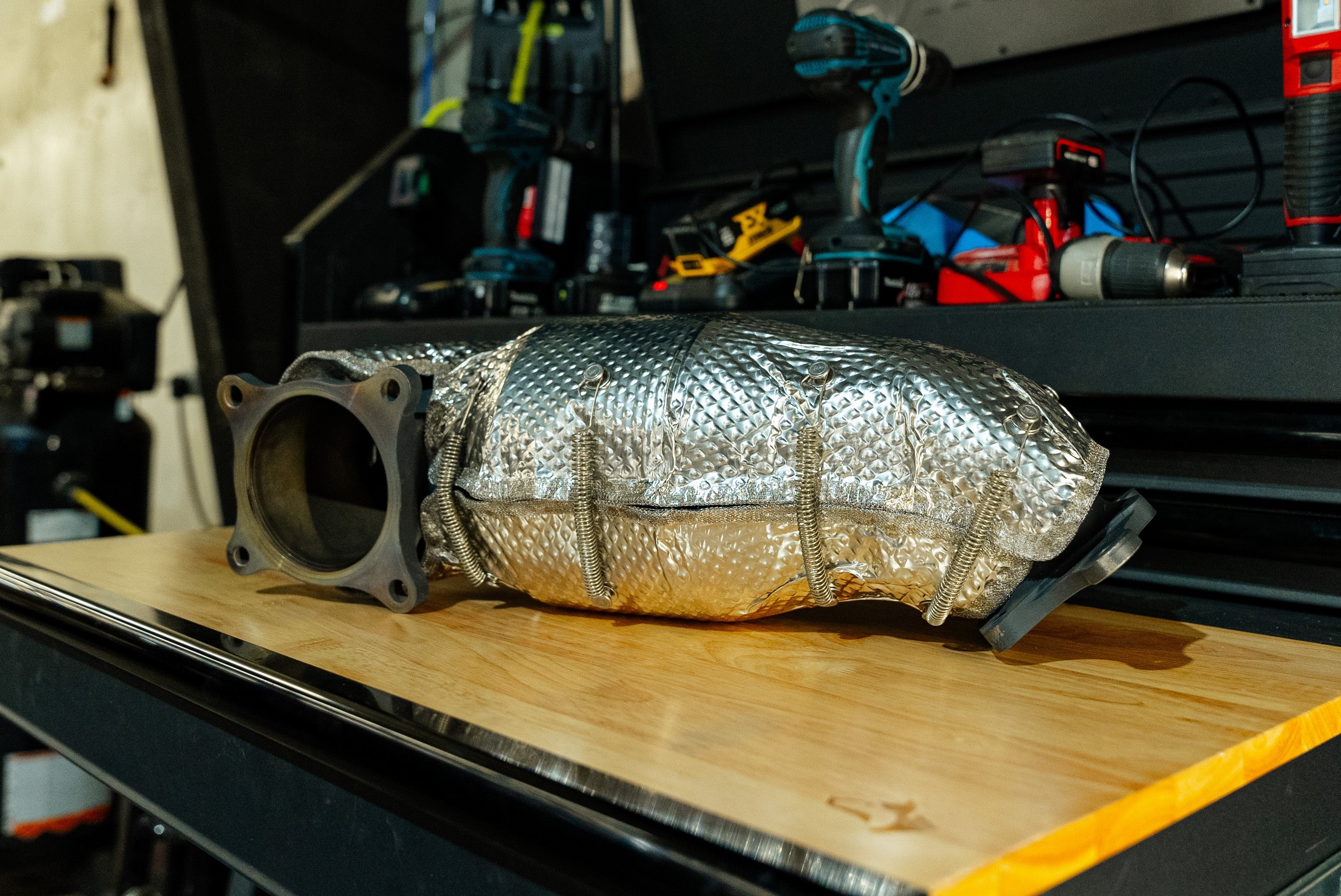TSP x PTP Hybrid 5" Downpipe Blanket for 2017+ Honda/Acura 2.0T - ** Returned Item **