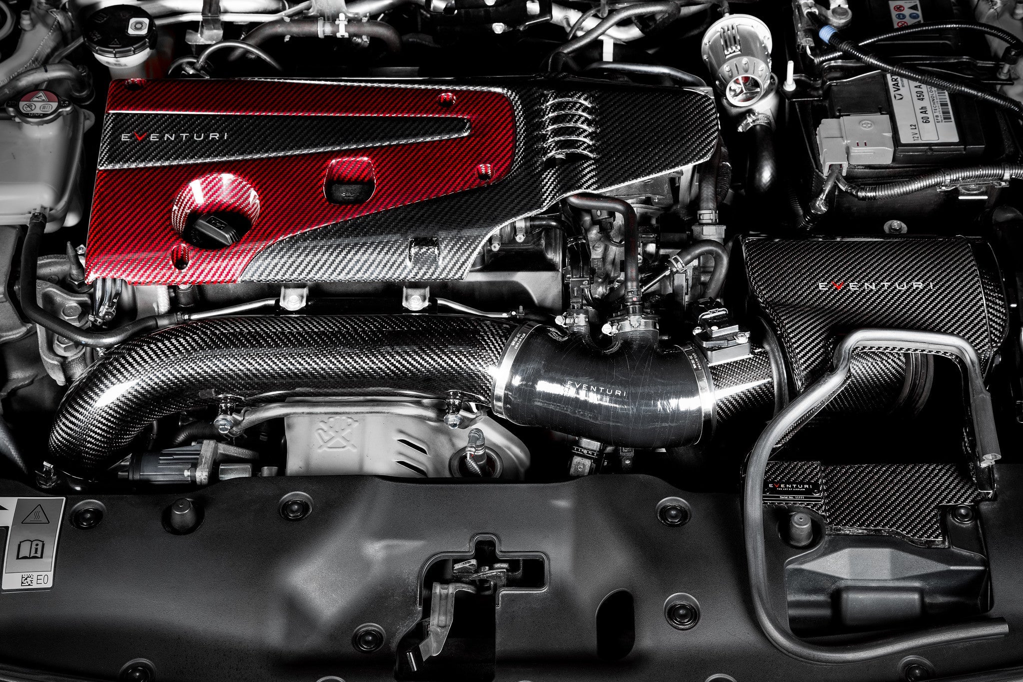 Eventuri FK8 / FL5 Civic Type-R Carbon Kevlar Engine Cover