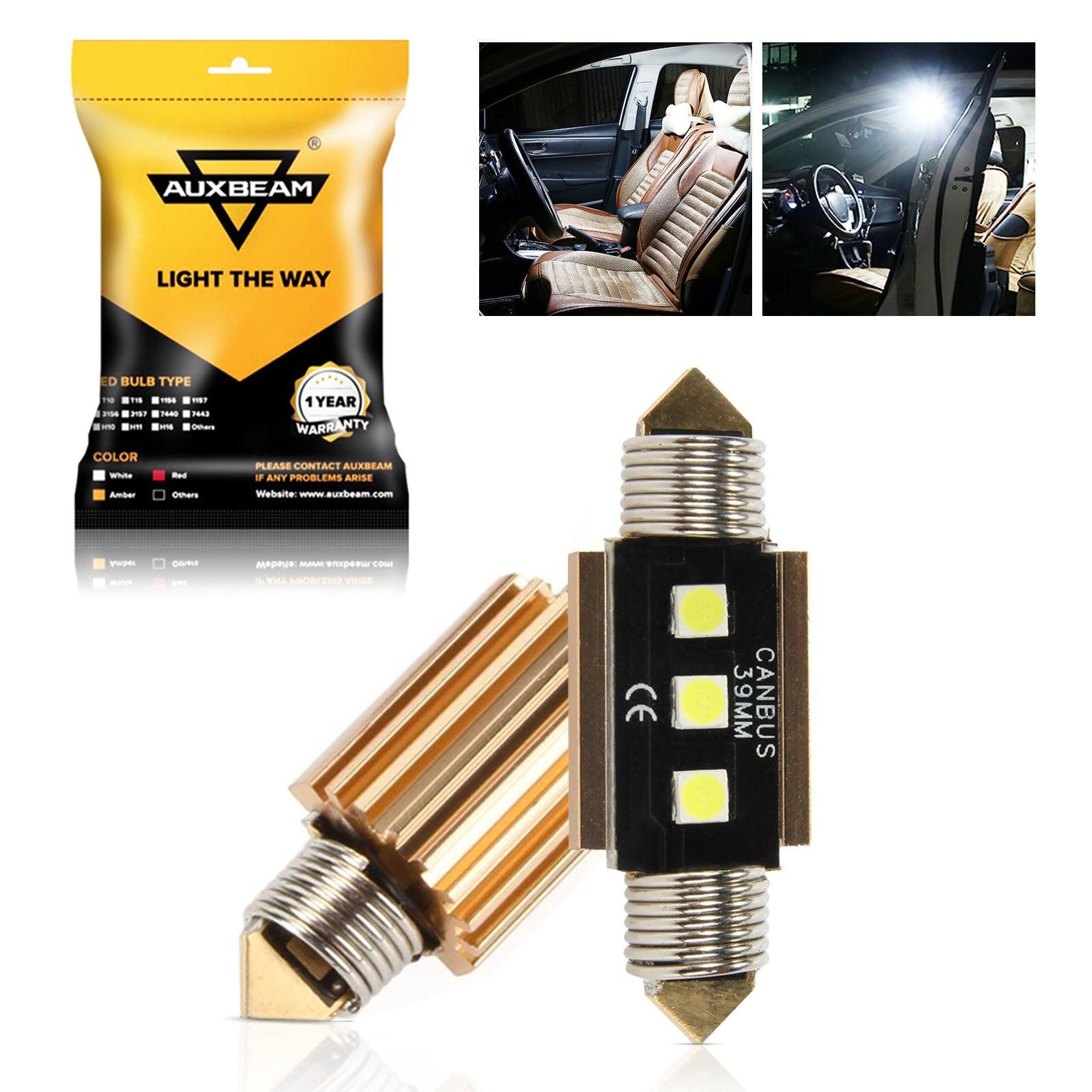 Auxbeam CANBUS Festoon LED Bulbs – Interior Dome, Map & License Plate Lights